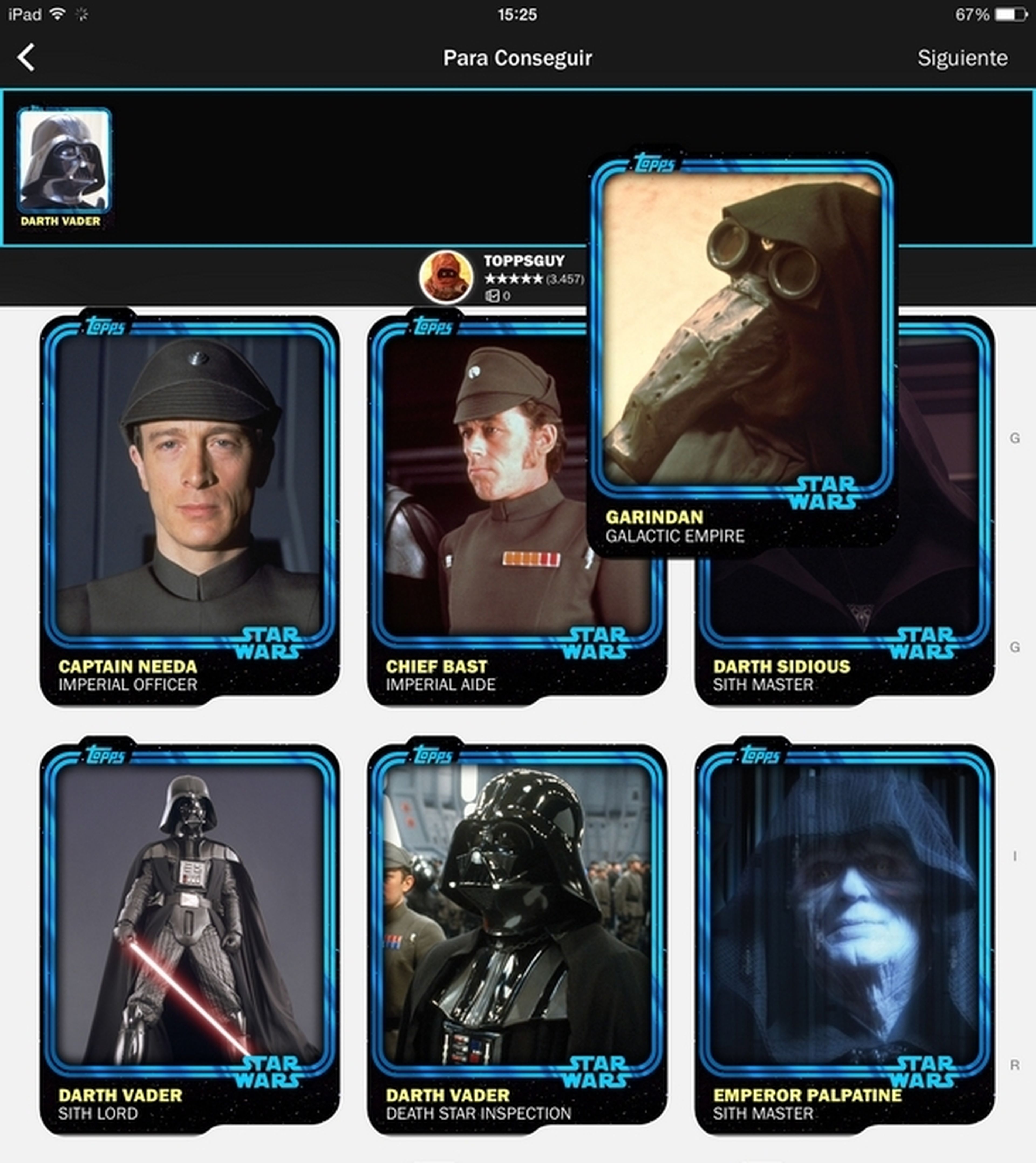 Star Wars Card Trader