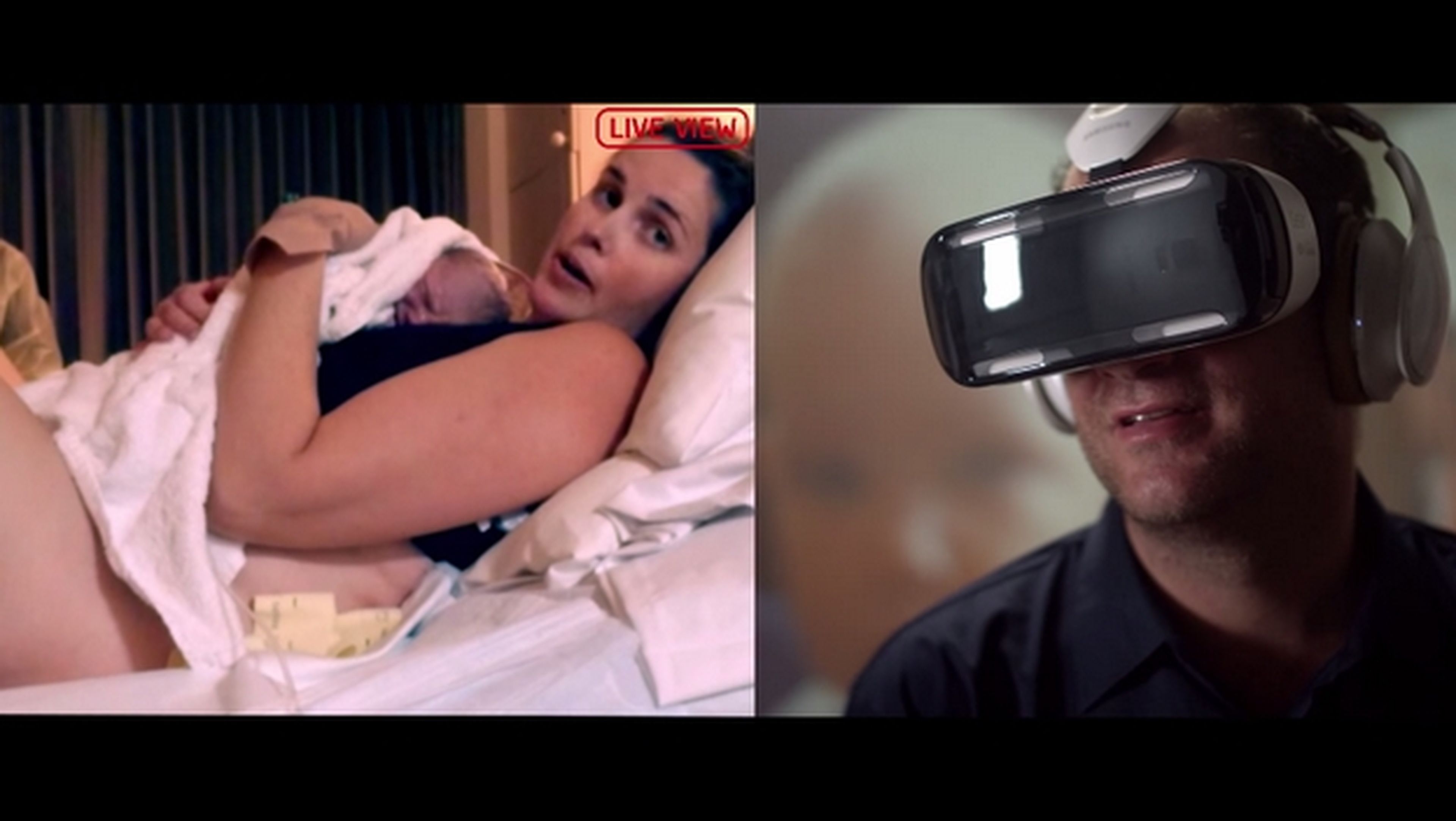 Asiste al parto de su hijo a 6500 Km con la realidad virtual de Samsung Gear VR.