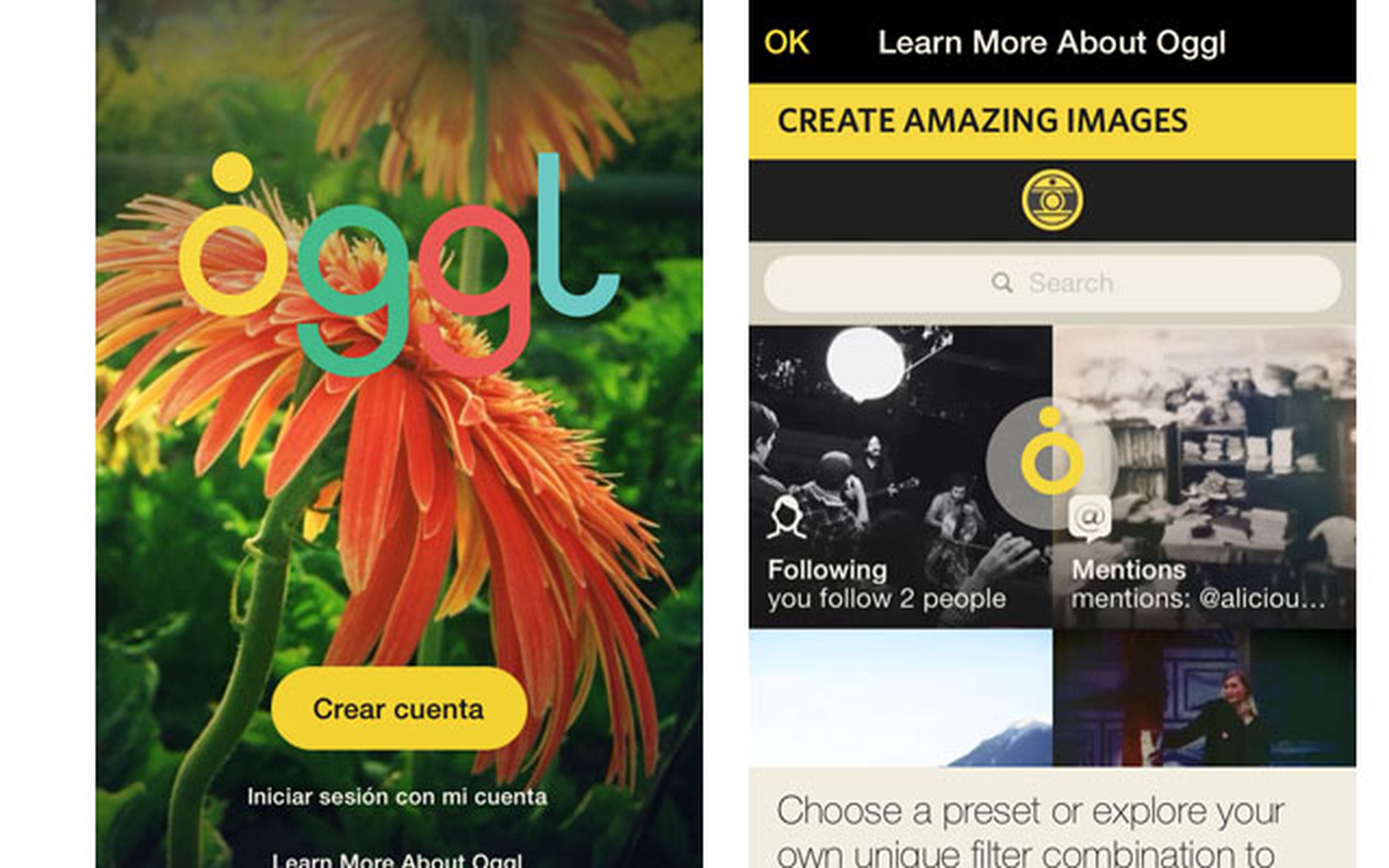 Oggl — Discover, create, and collect beautiful photos
