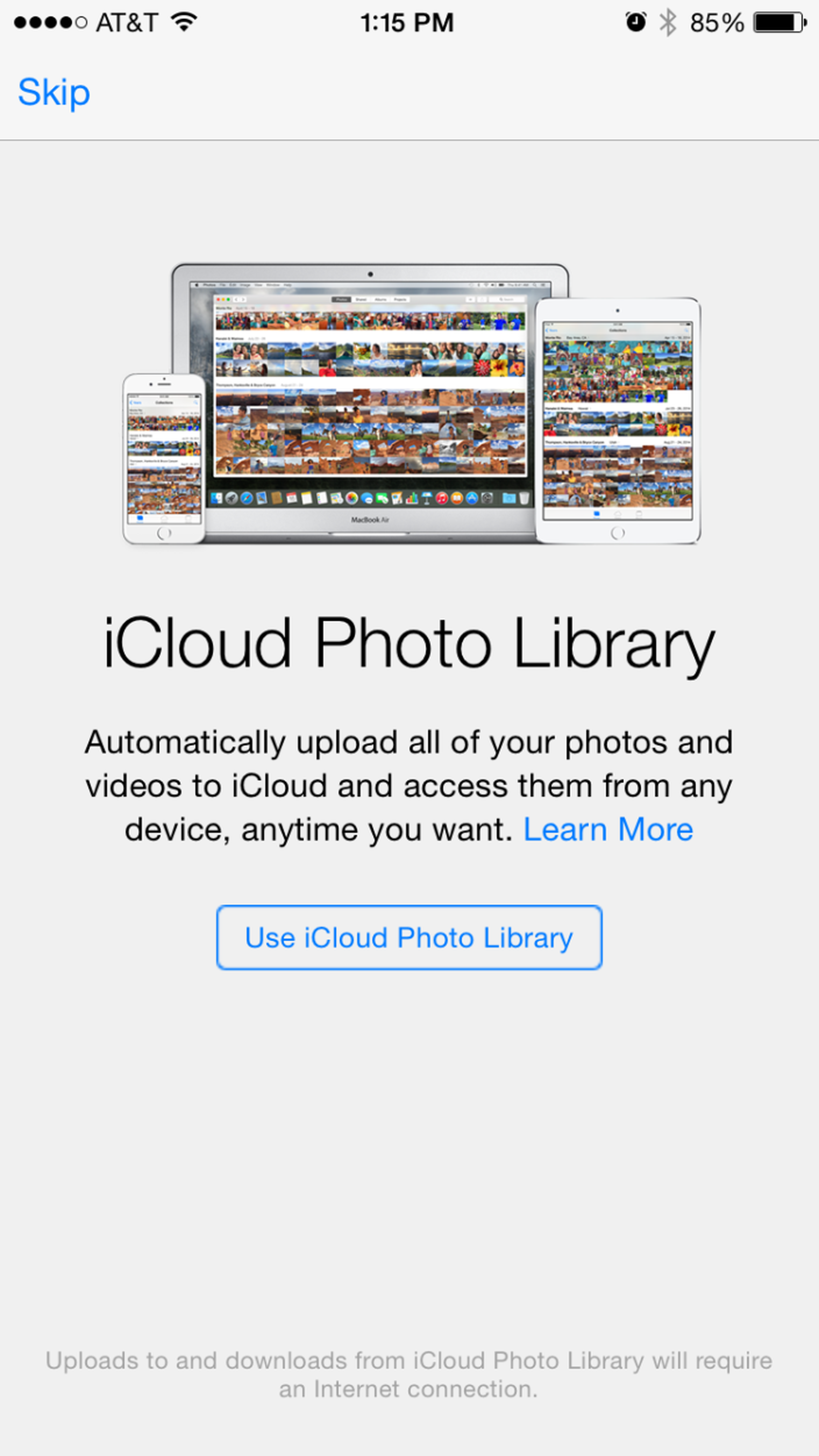 Photo Library en nueva beta de iOS