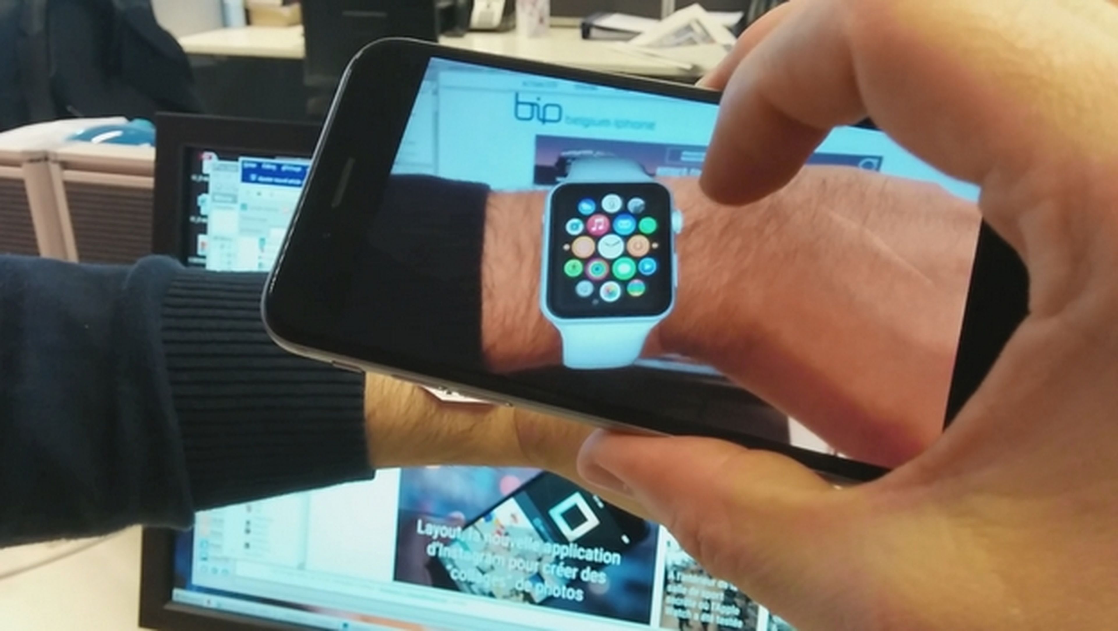 Pruébate un Apple Watch ahora mismo con la realidad aumentada.
