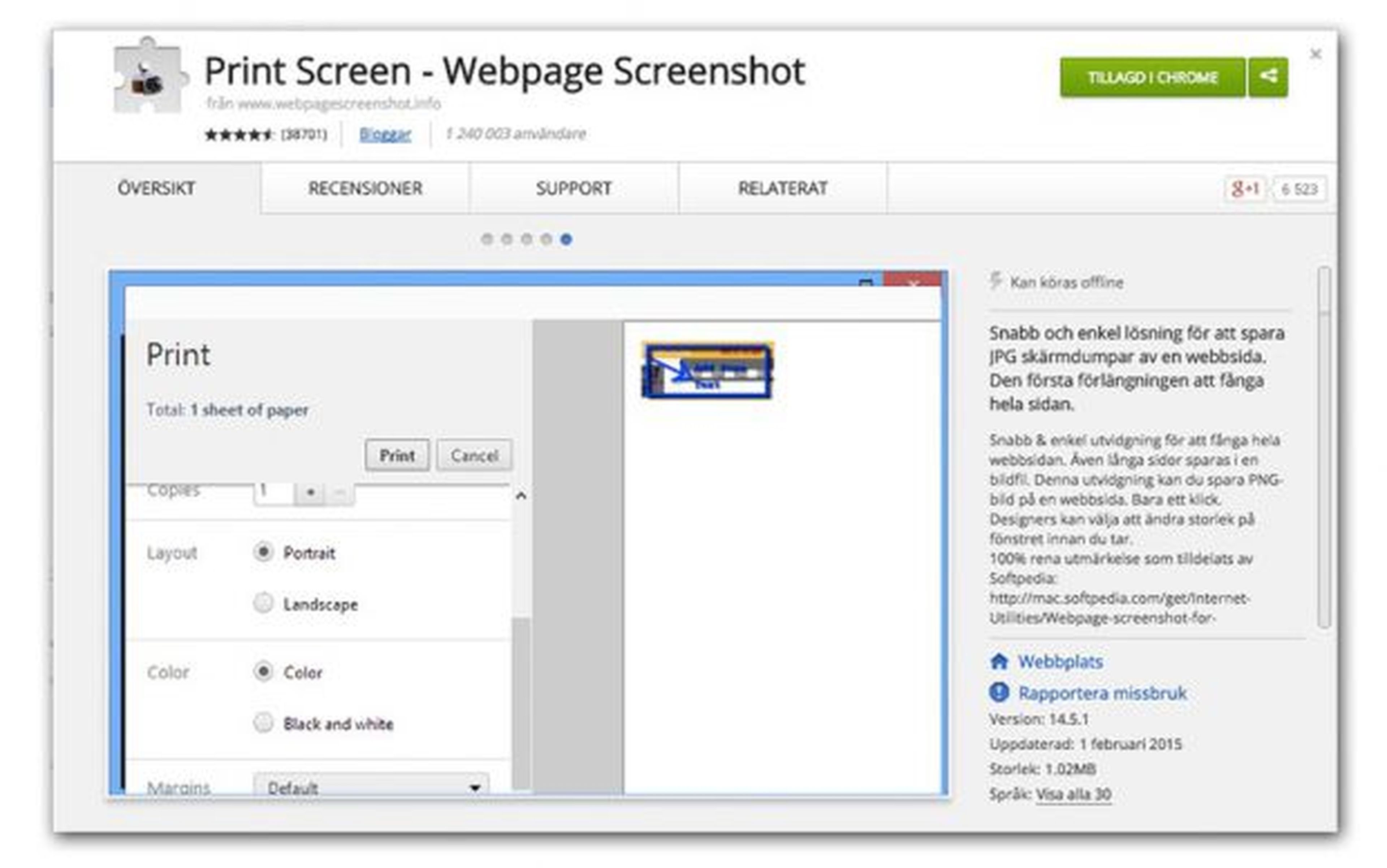 Webpage Screenshot, la extensión de Google Chrome que roba datos