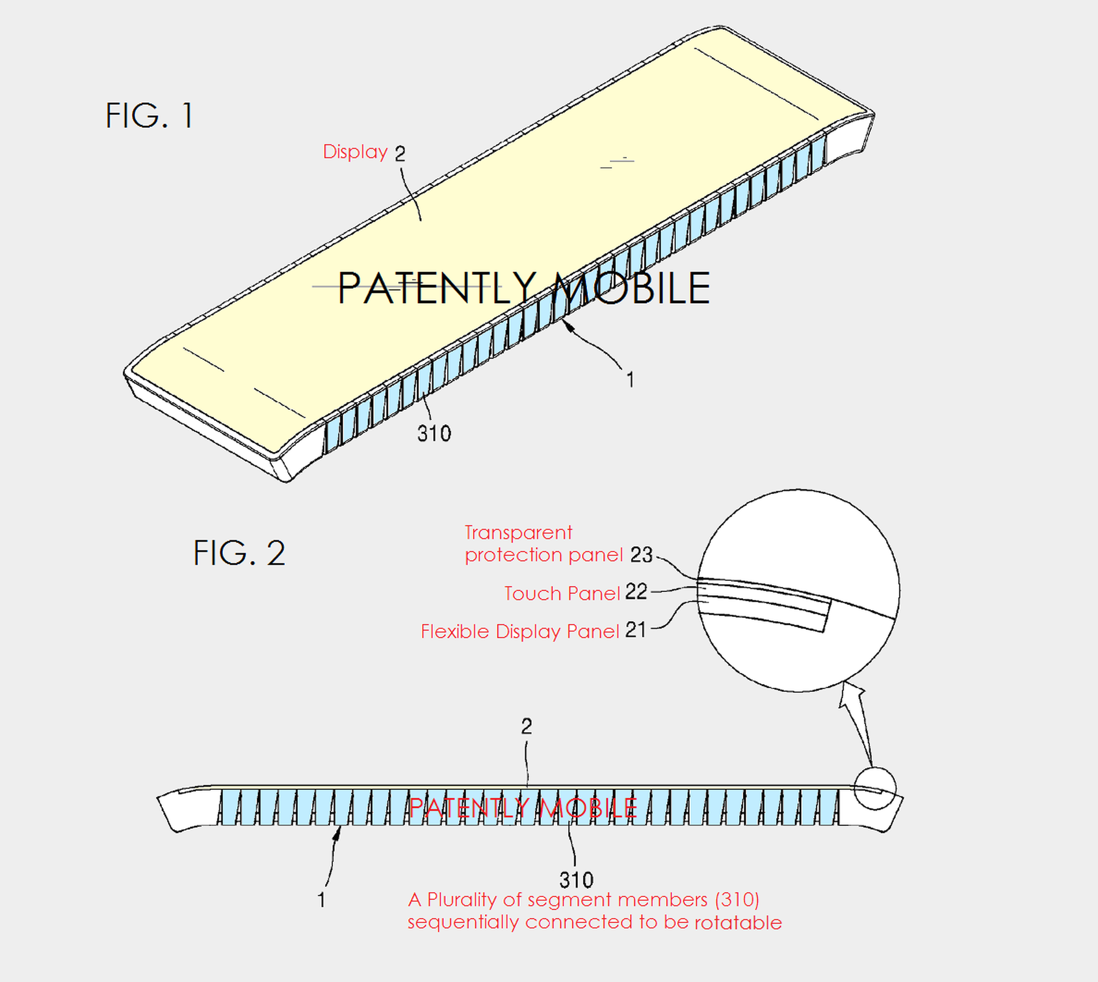 Samsung patenta smartwatches con pantallas flexibles