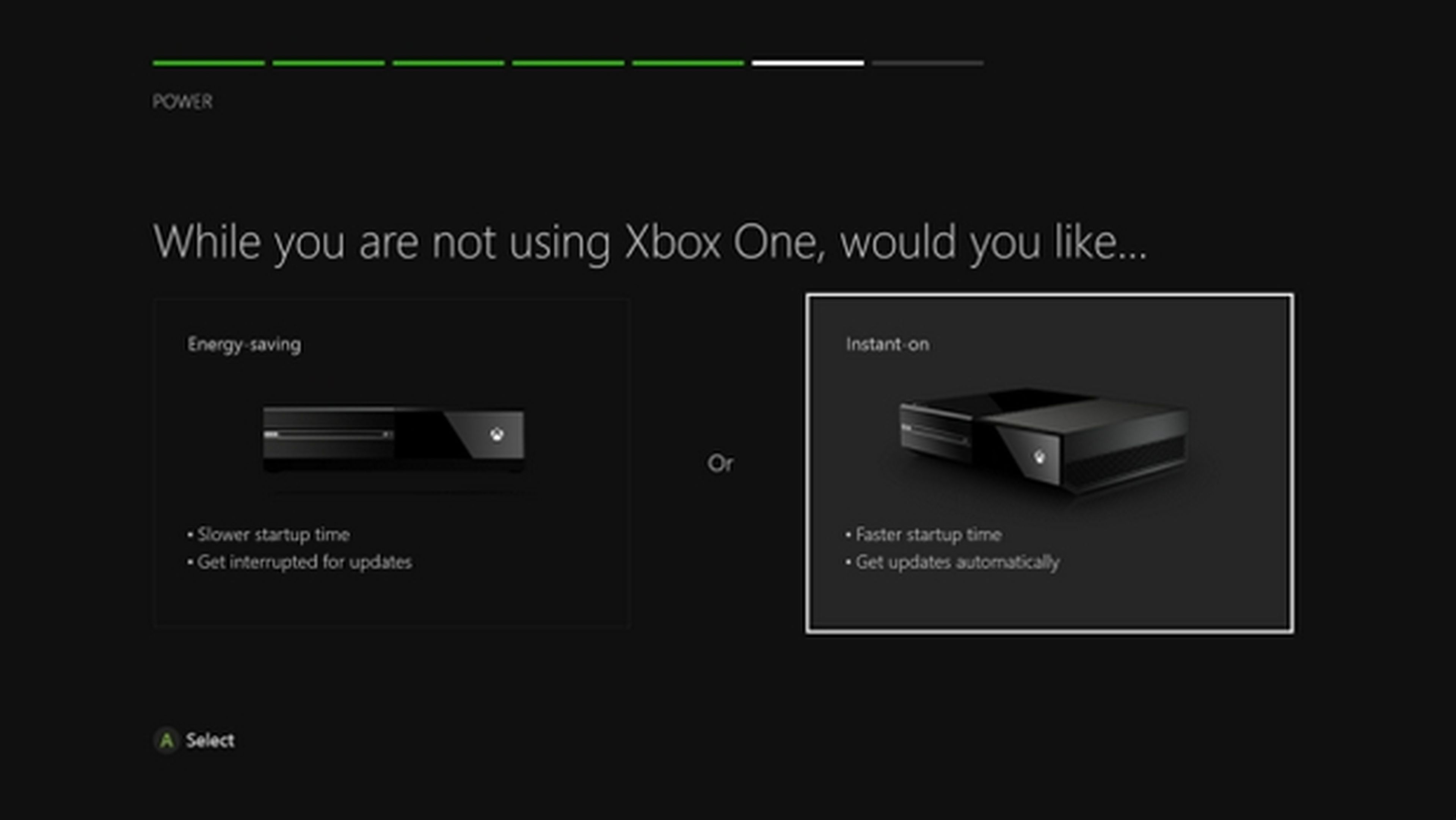 Actualización Xbox One ahorro energía
