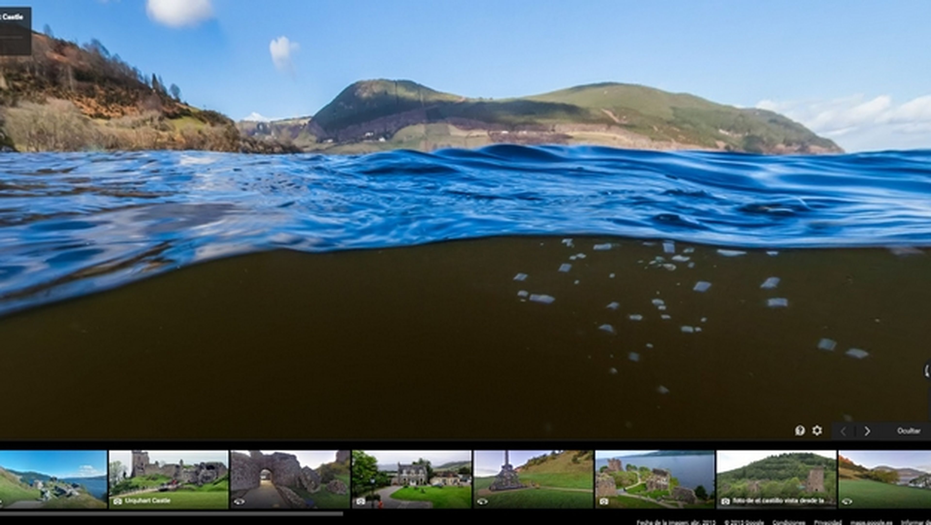 Ya puedes buscar al Monstruo del Lago Ness con Google Maps.