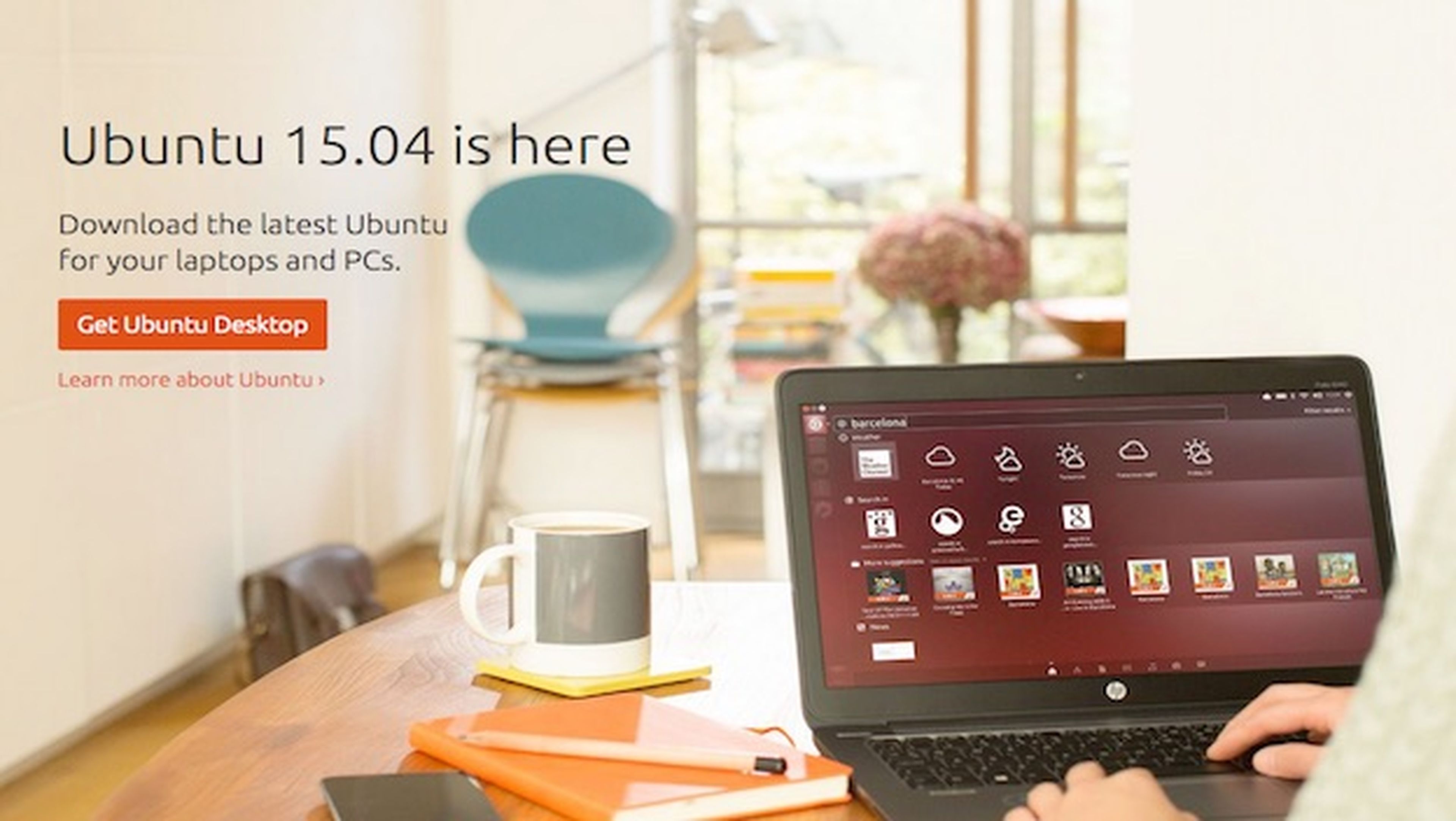 La nueva versión de Ubuntu ,la 15.04, ya se puede descargar