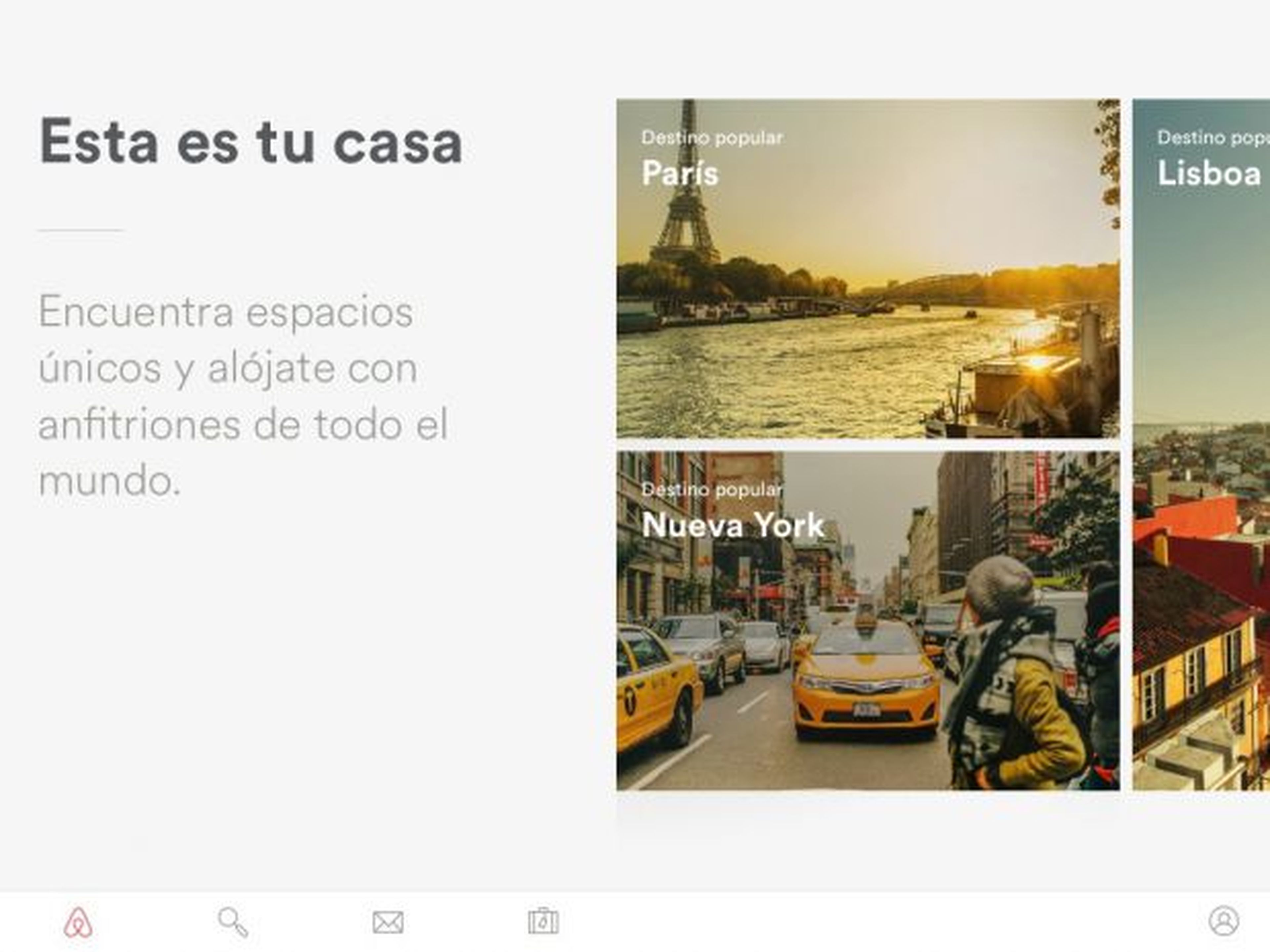 Airbnb lanza app para iPad y tablets Android