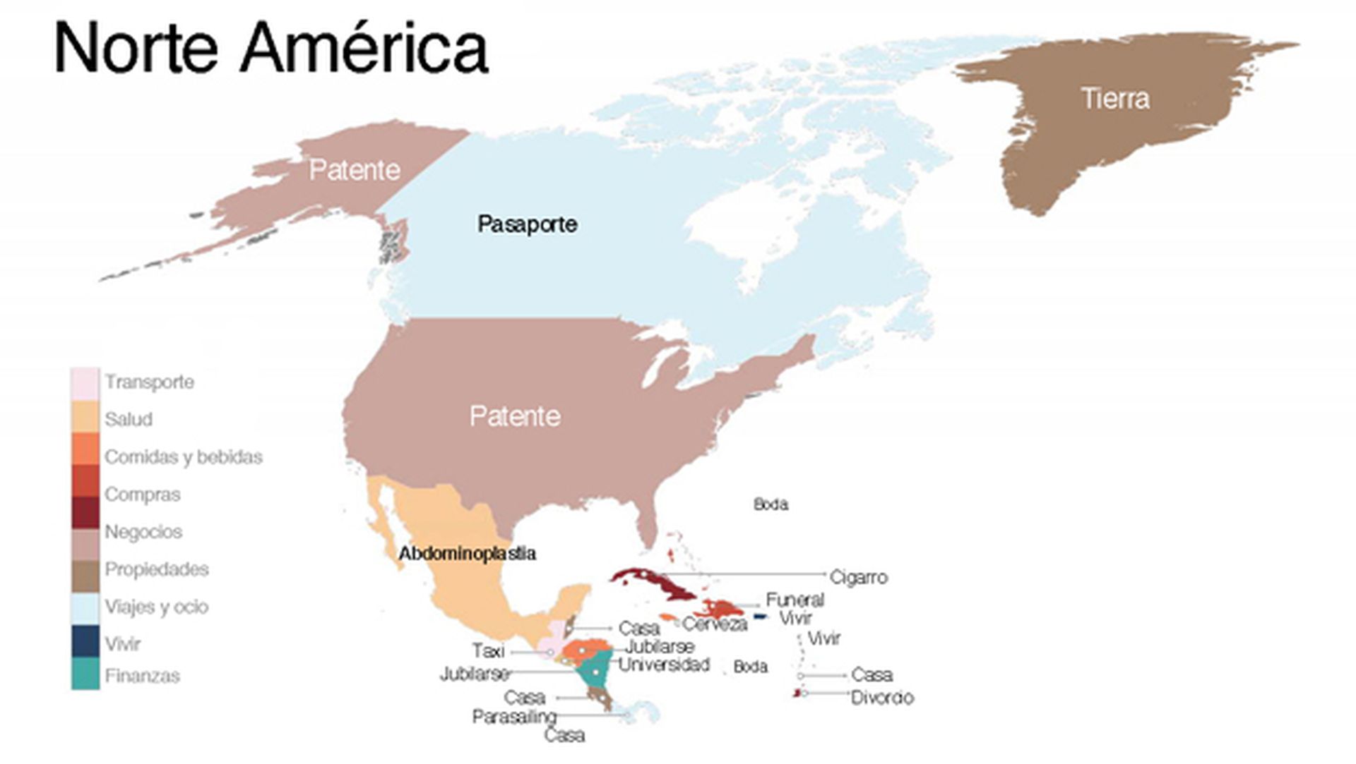 palabras más buscadas en Google Norte América