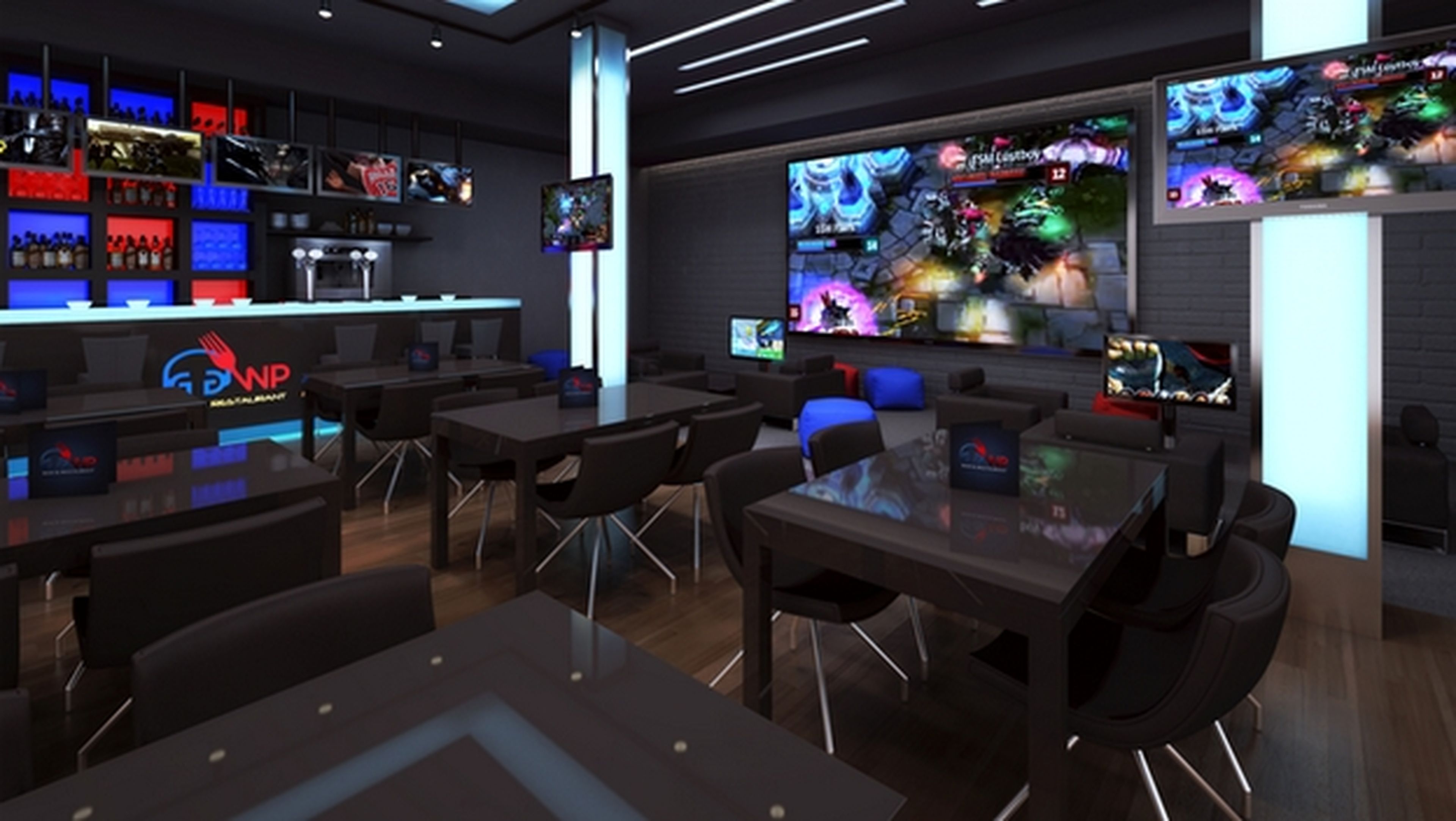 El primer bar restaurante para Gamers, GG WP Bar & Restaurant quiere abrir en Madrid.