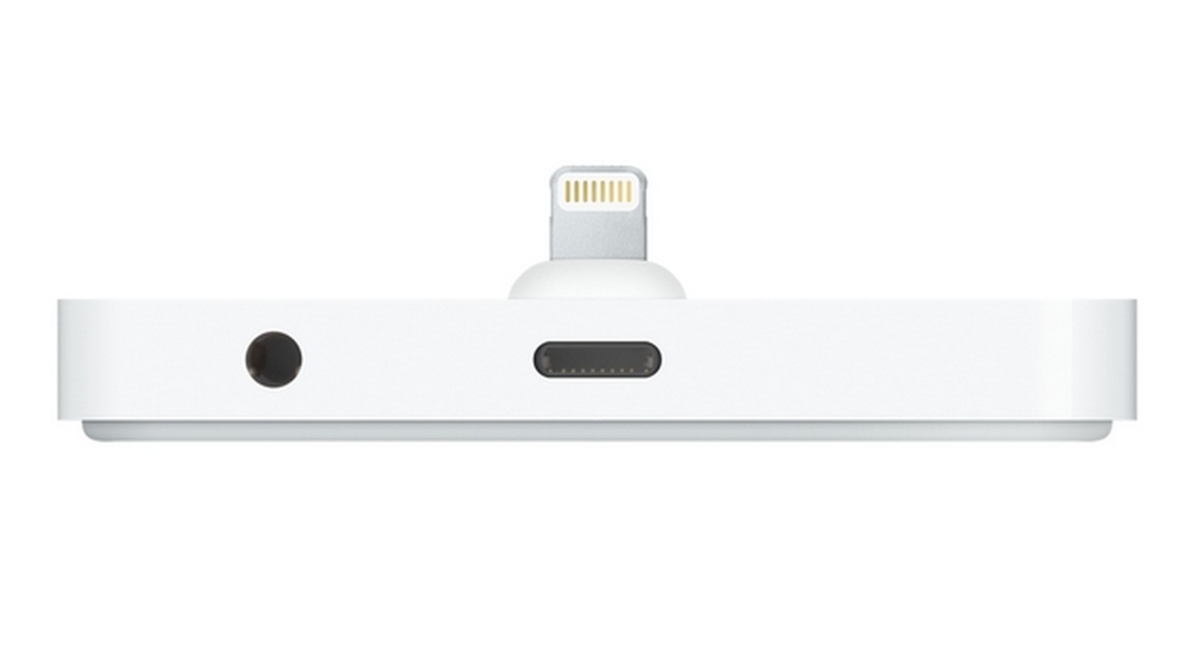 Apple estrena en España la base dock Lightning para cargar el iPhone.