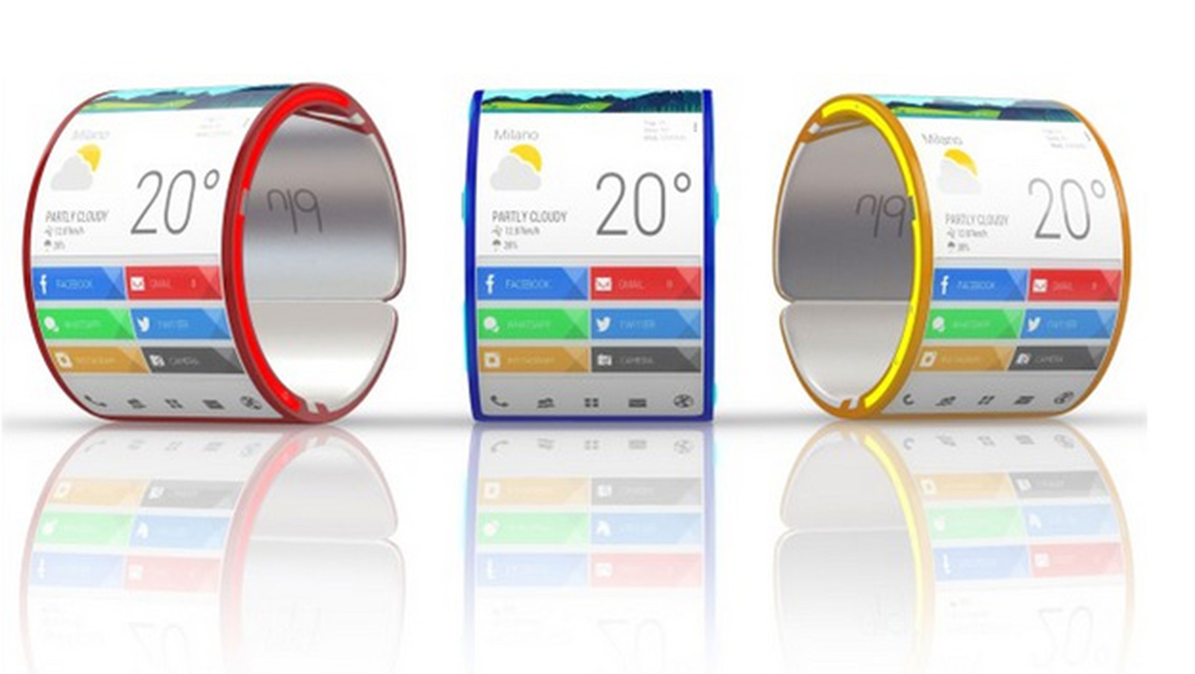 Blu móvil flexible que podrás usar como smartwatch