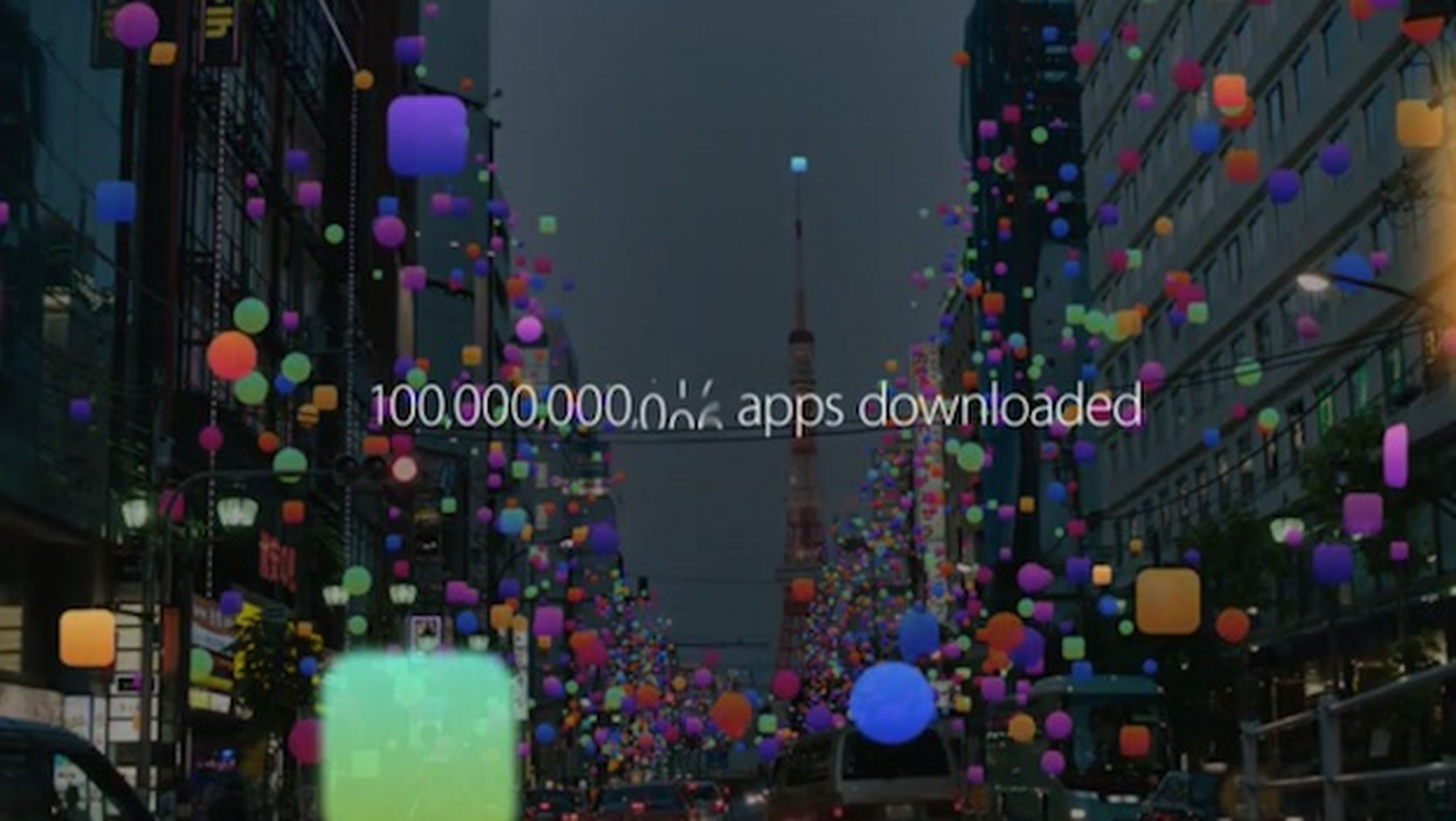 Apple supera las 100 mil millones de descargas de apps