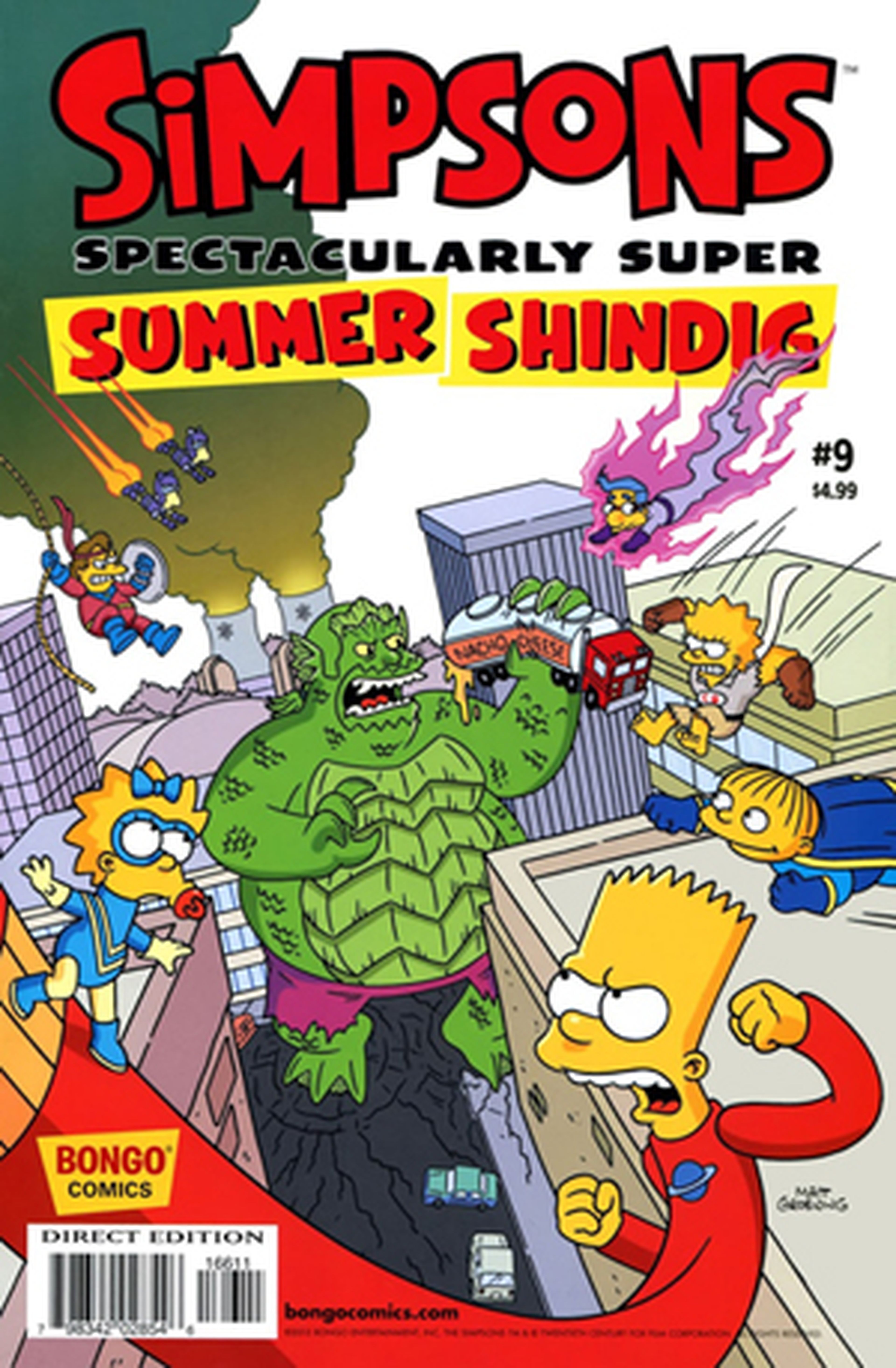 Paella Man, nuevo superhéroe español de Los Simpson