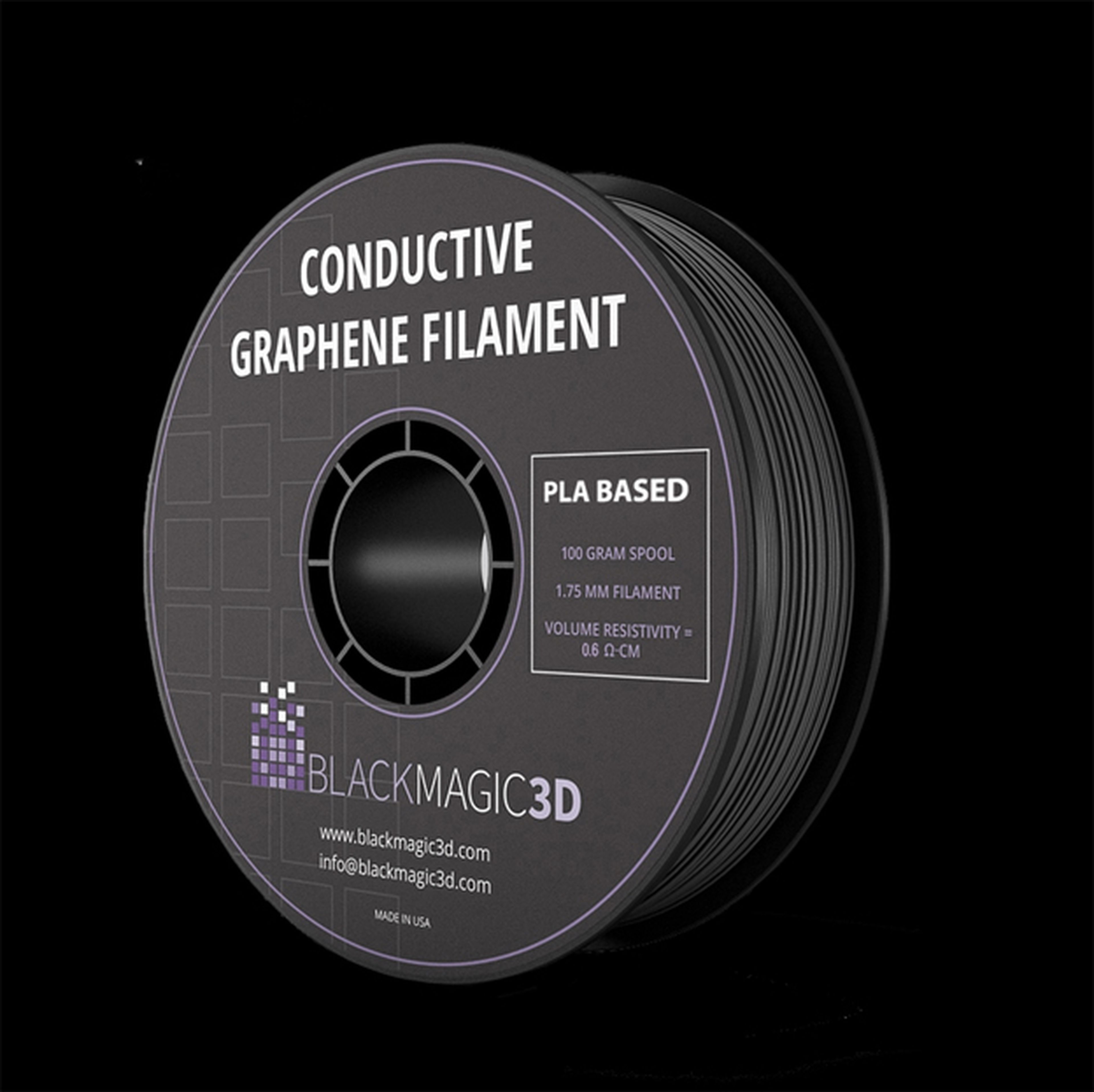 Filamento de grafeno con capacidad conductiva para imprimir productos electrónicos.