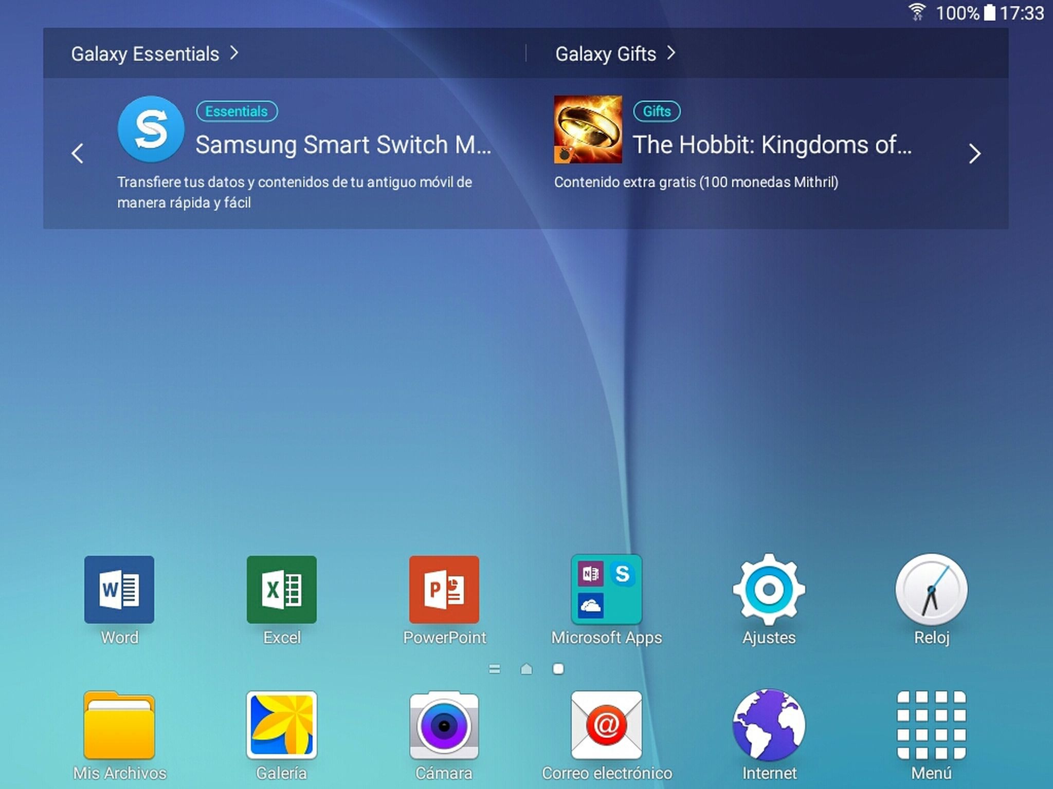 Samsung Galaxy Tab A (Interfaz)