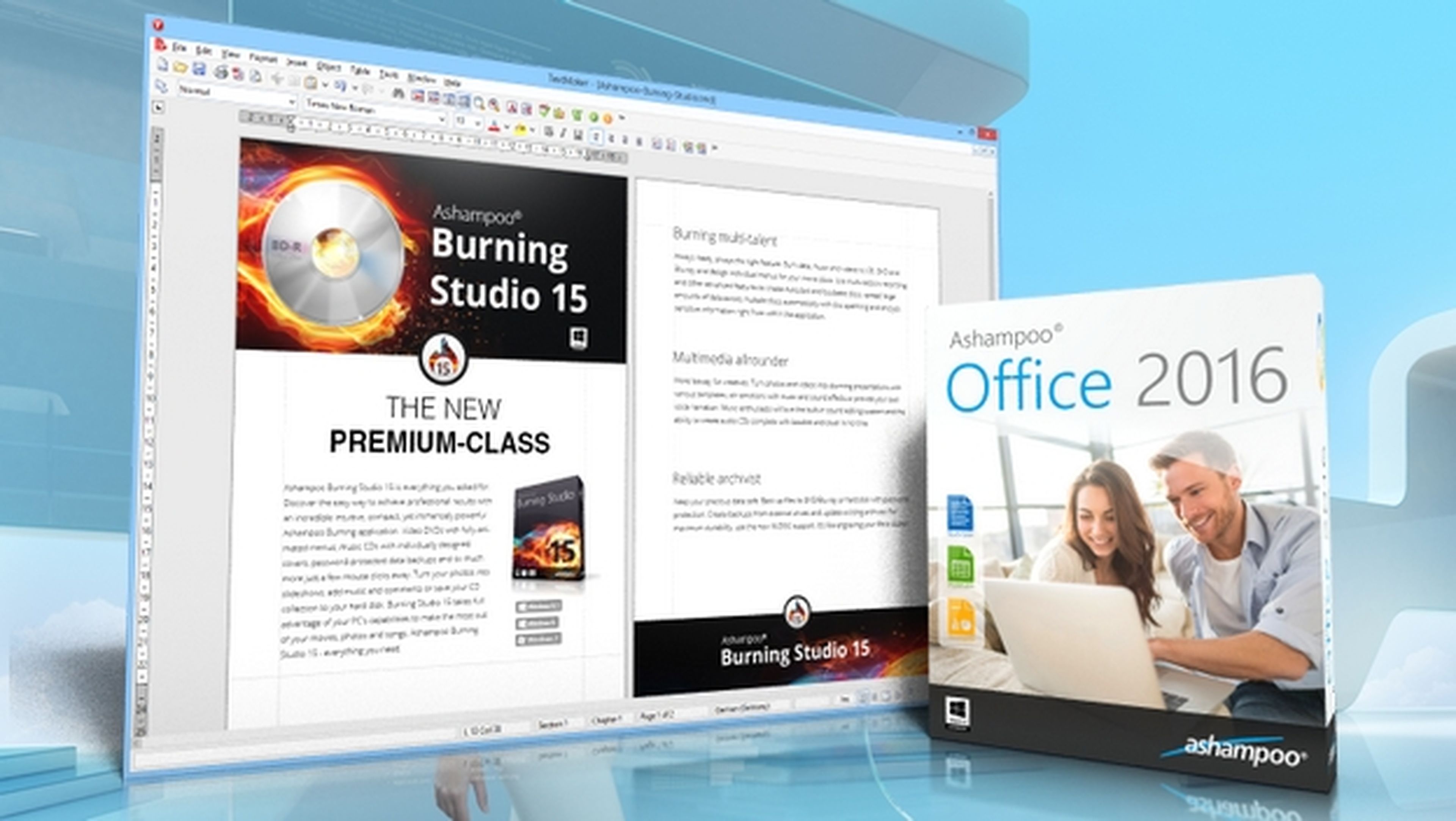 Ashampoo Office 16, la suite de ofimática alternativa y 100% compatible con los documentos de Microsoft Office.