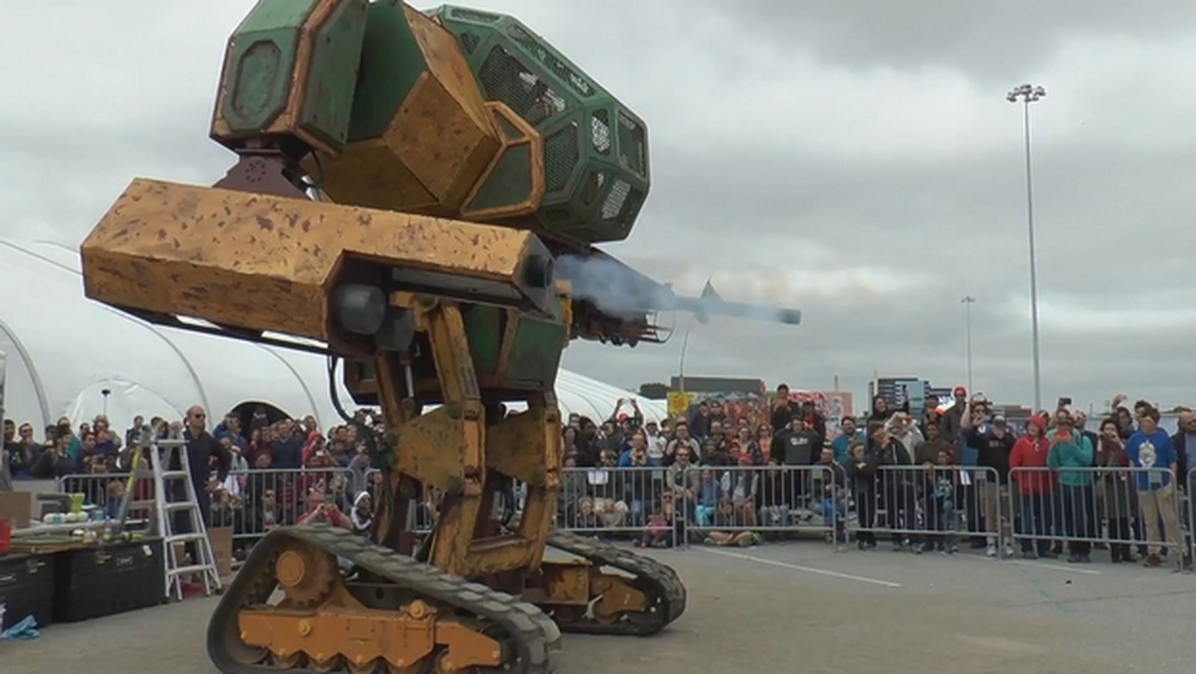 MegaBots contra Kuratas. Robots de 6 metros pilotados por humanos lucharán a muerte.