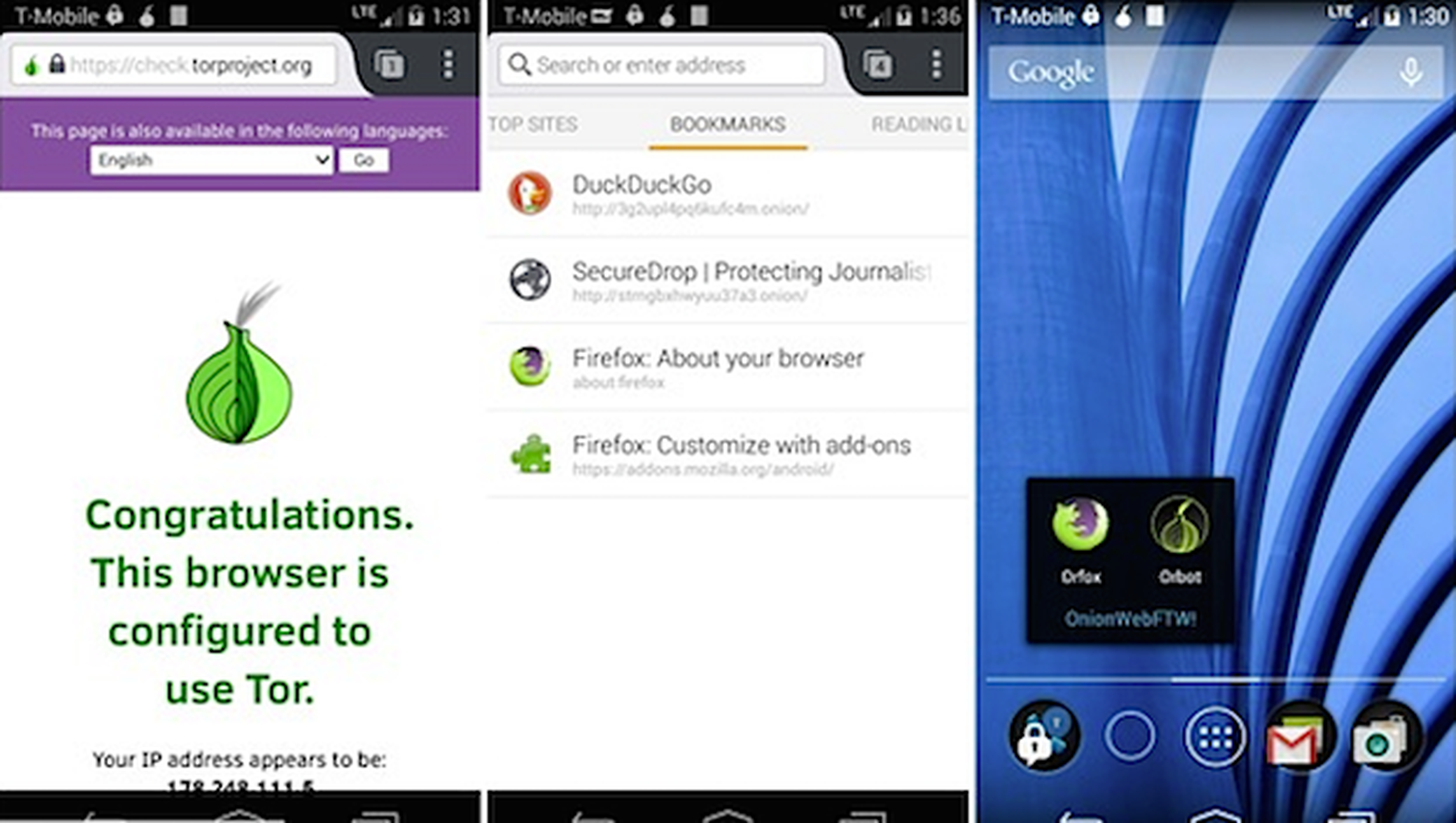 Orfox: La navegación segura de Tor ahora en Android