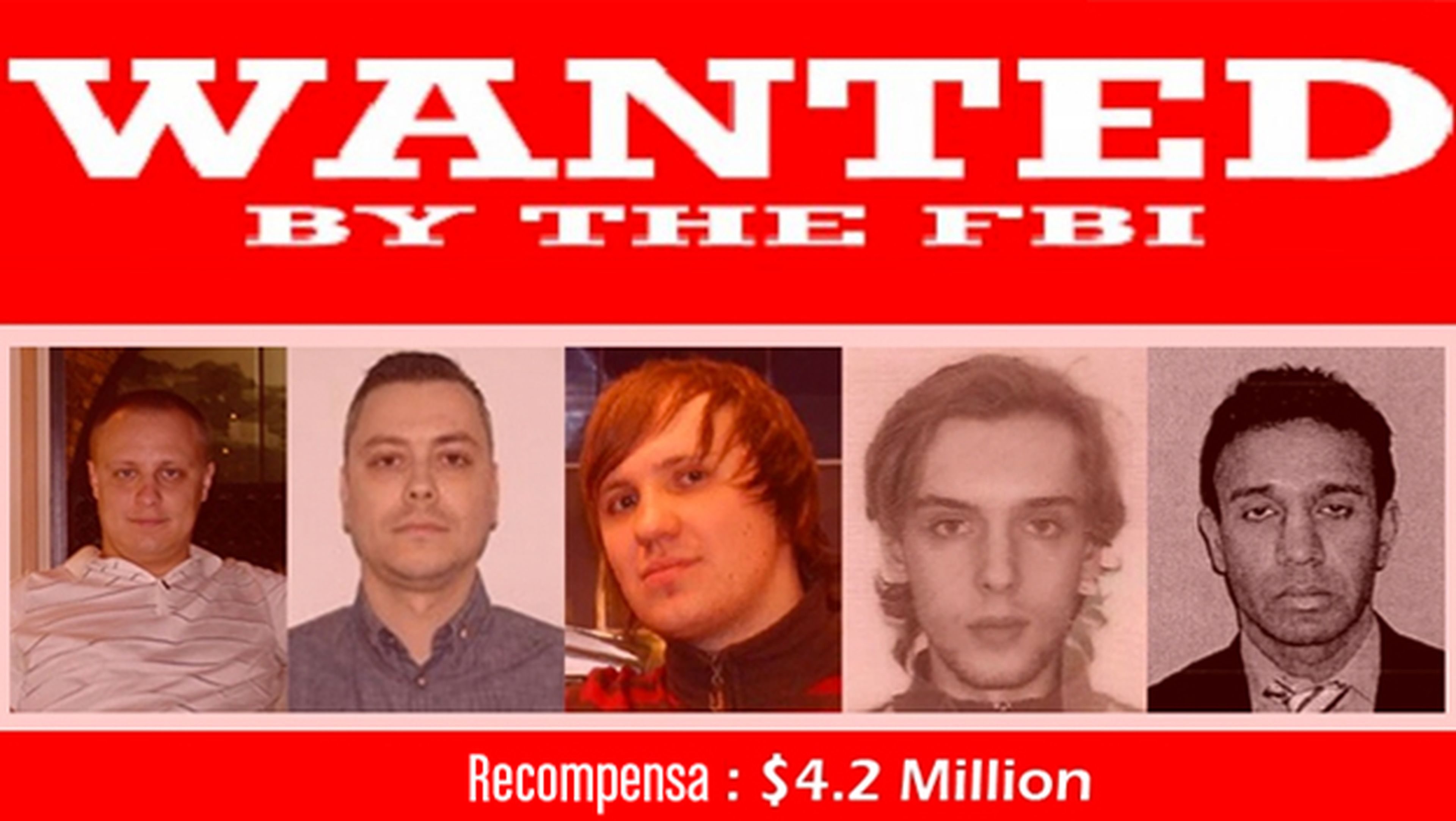 Los cinco hackers más buscados por el FBI