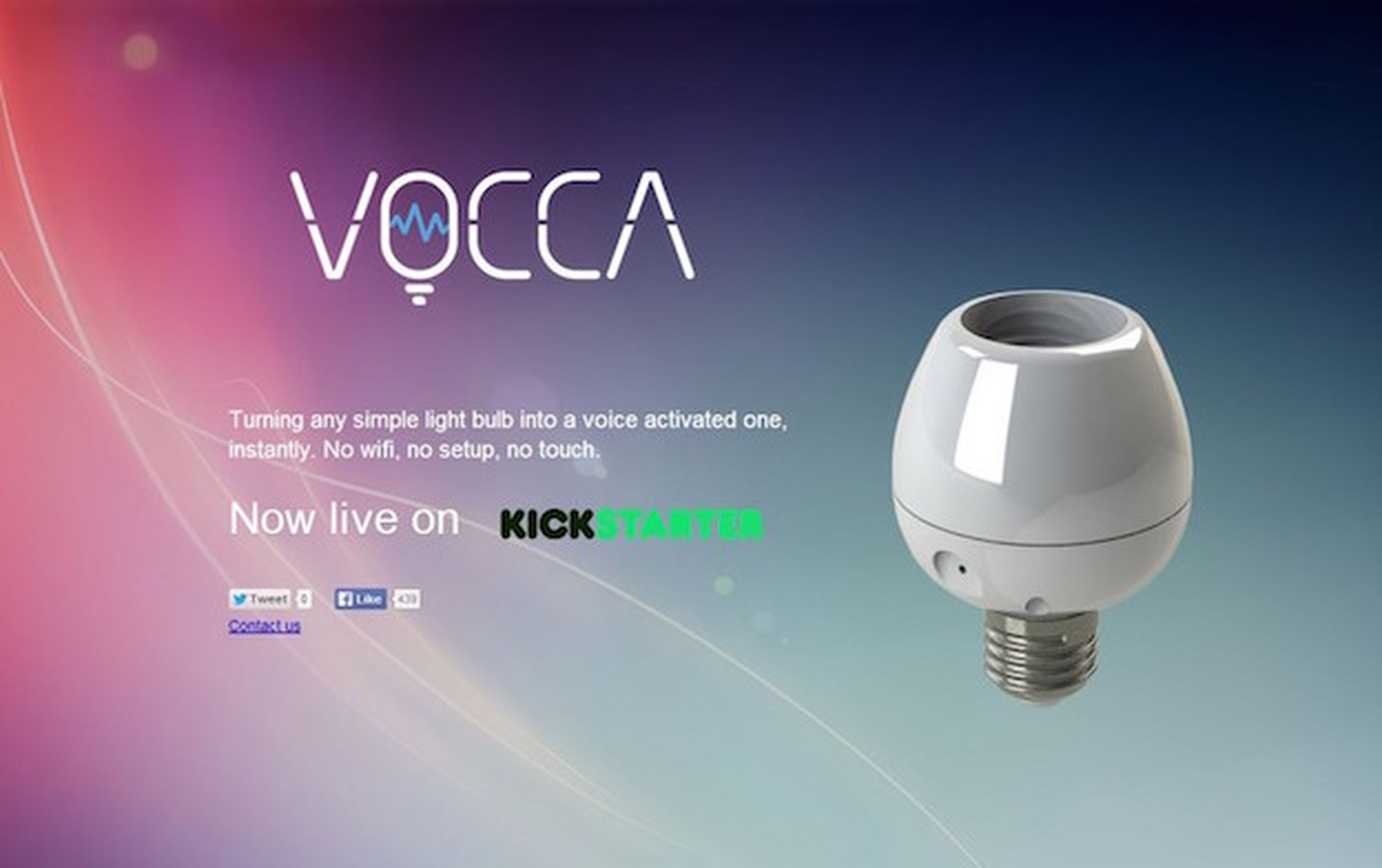 VOCCA: Controla la luz con voz con este sencillo aparato