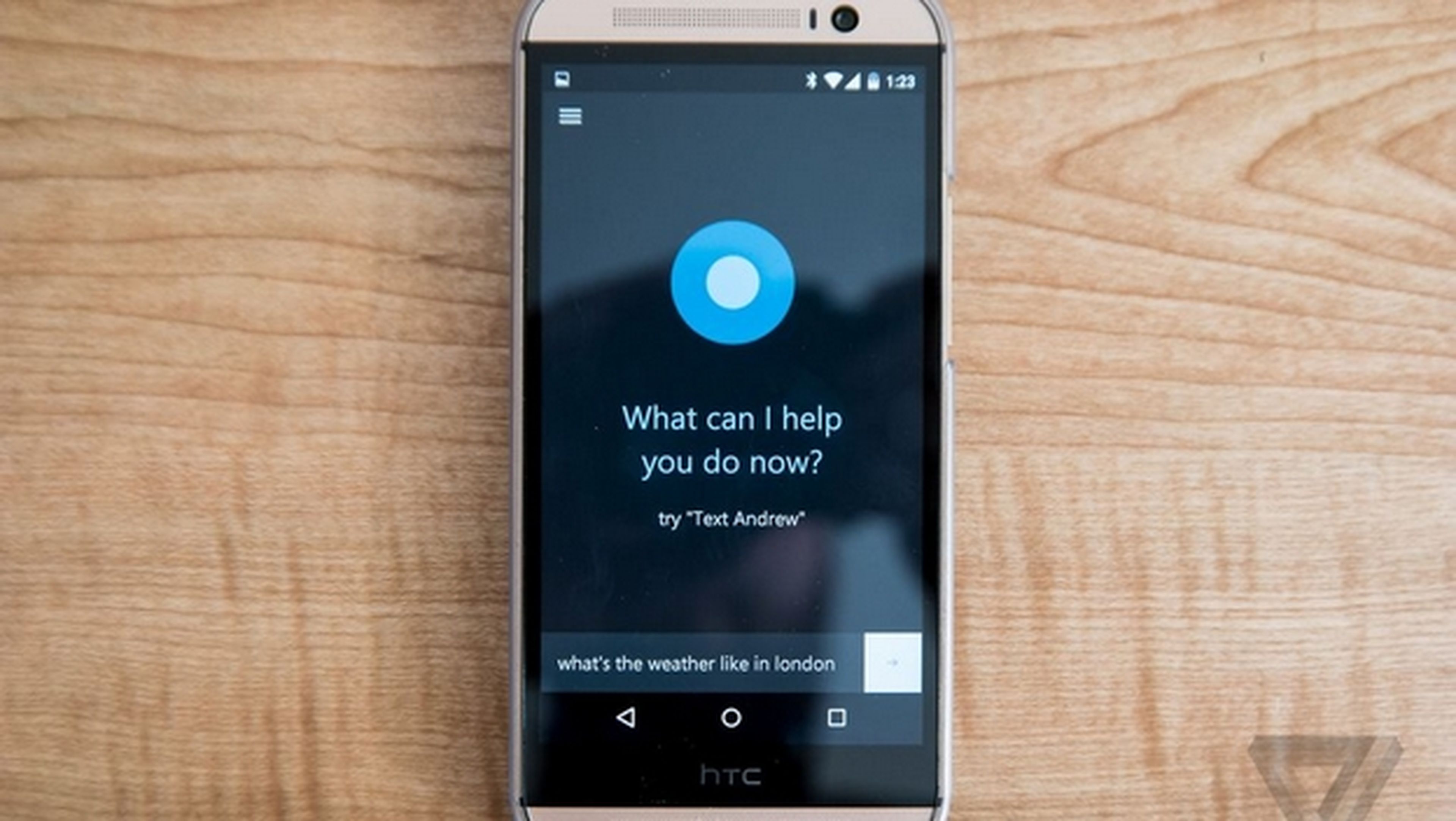 Cortana funcionando en Android, primeras imágenes.