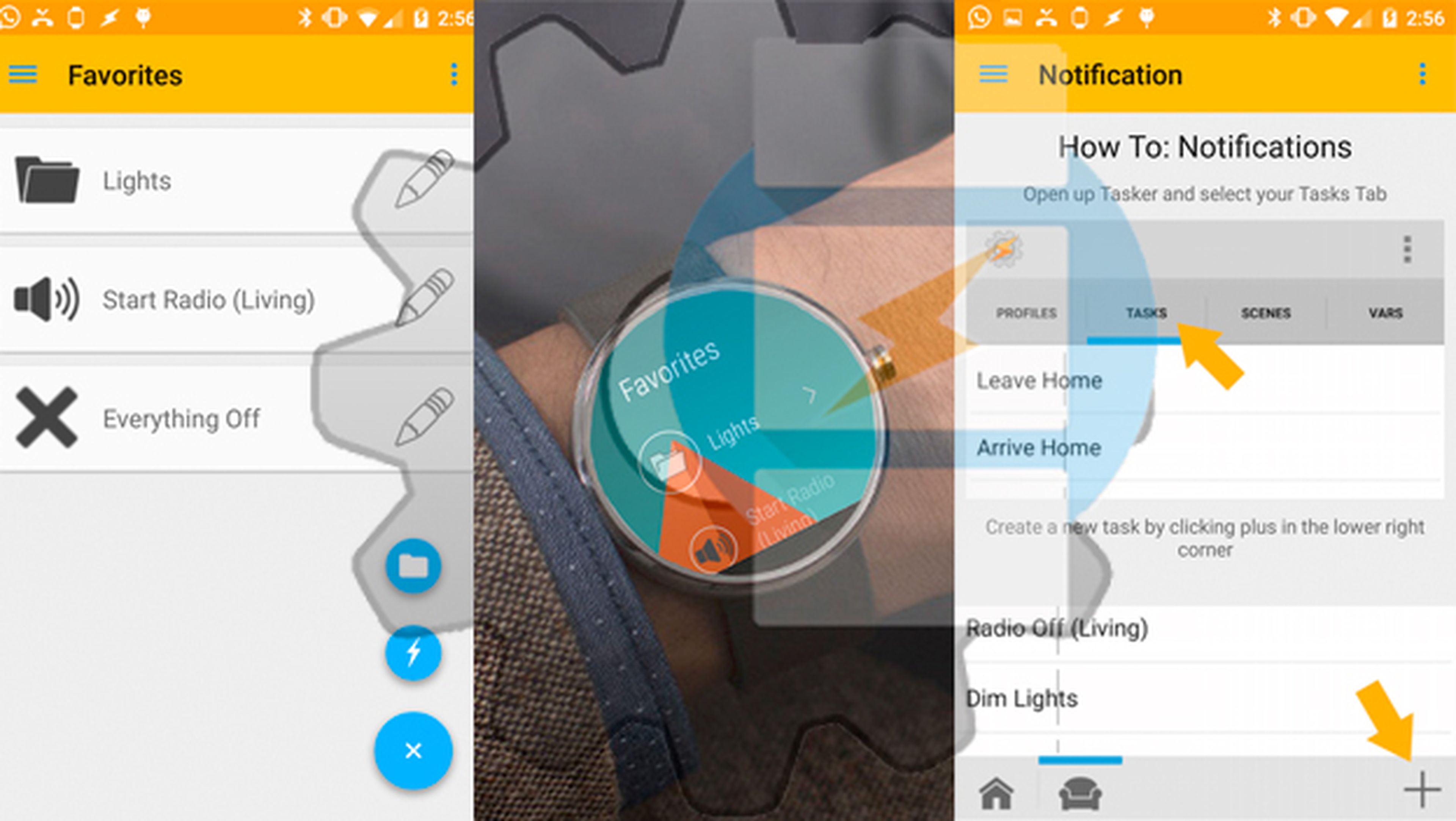 Wear Tasker: El conocido automatizador de tareas ahora en tu smartwatch