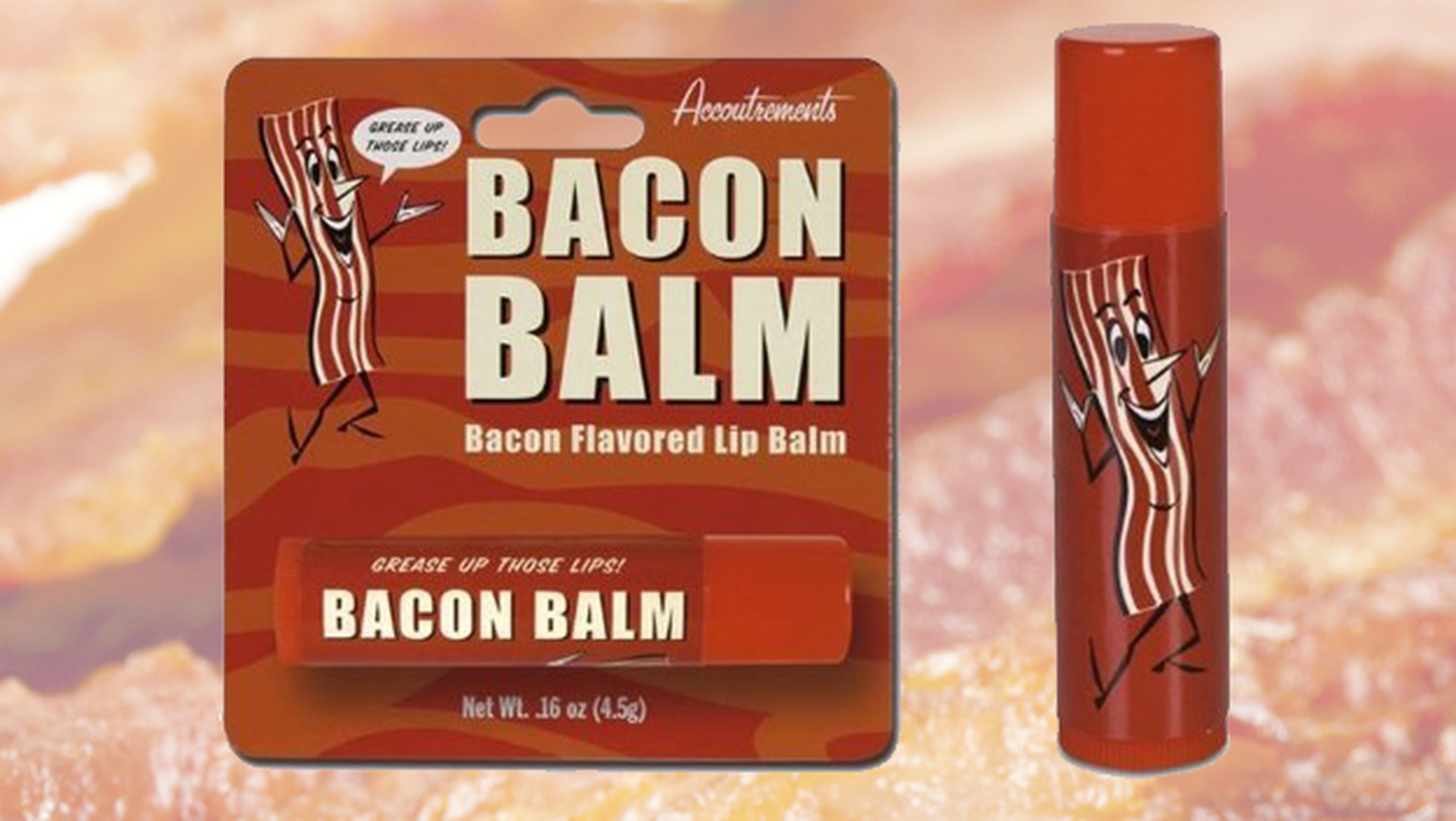 Balsamo labial sabor a bacon