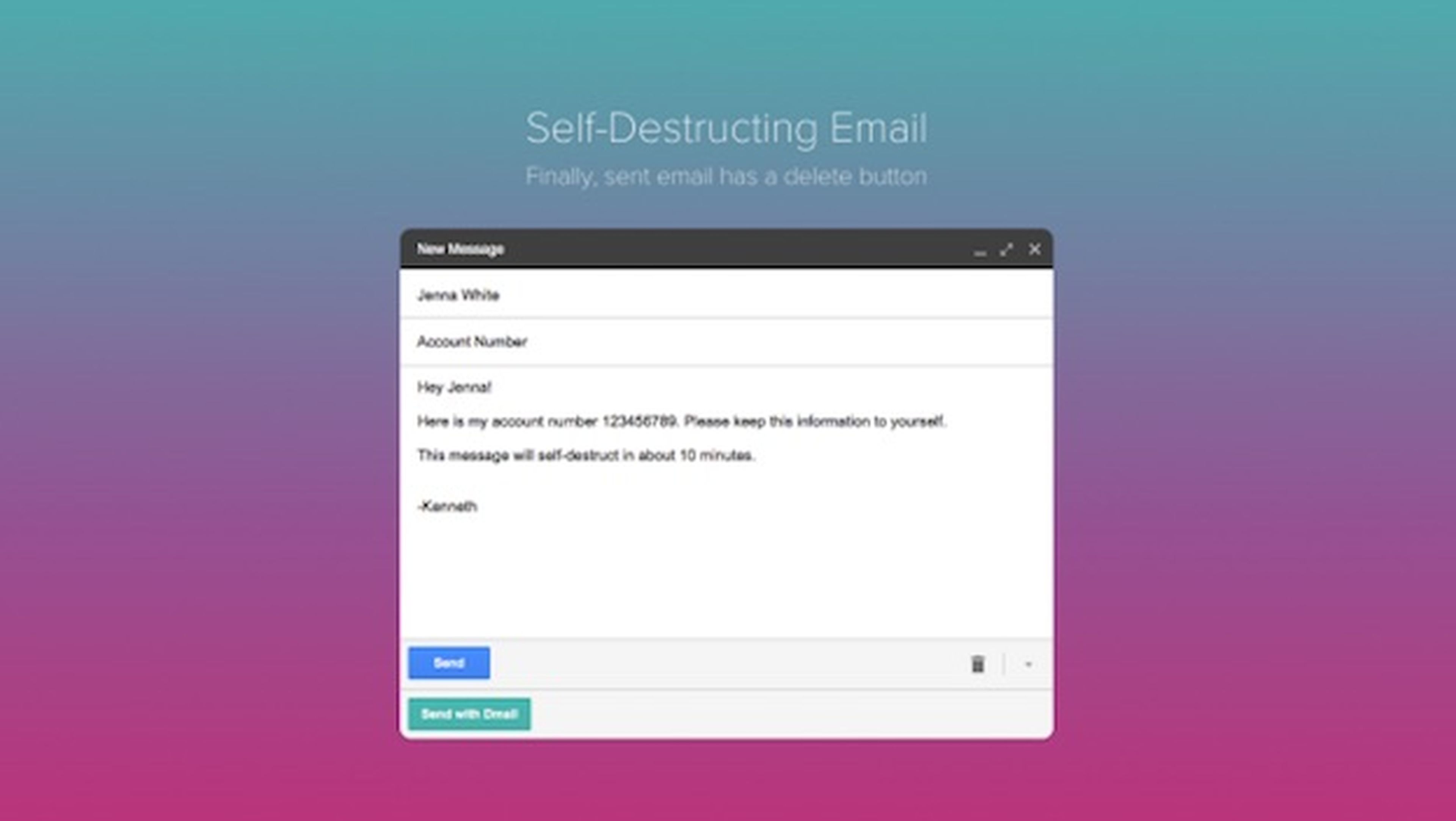 Nueva extensión permite autodestruir correos de Gmail