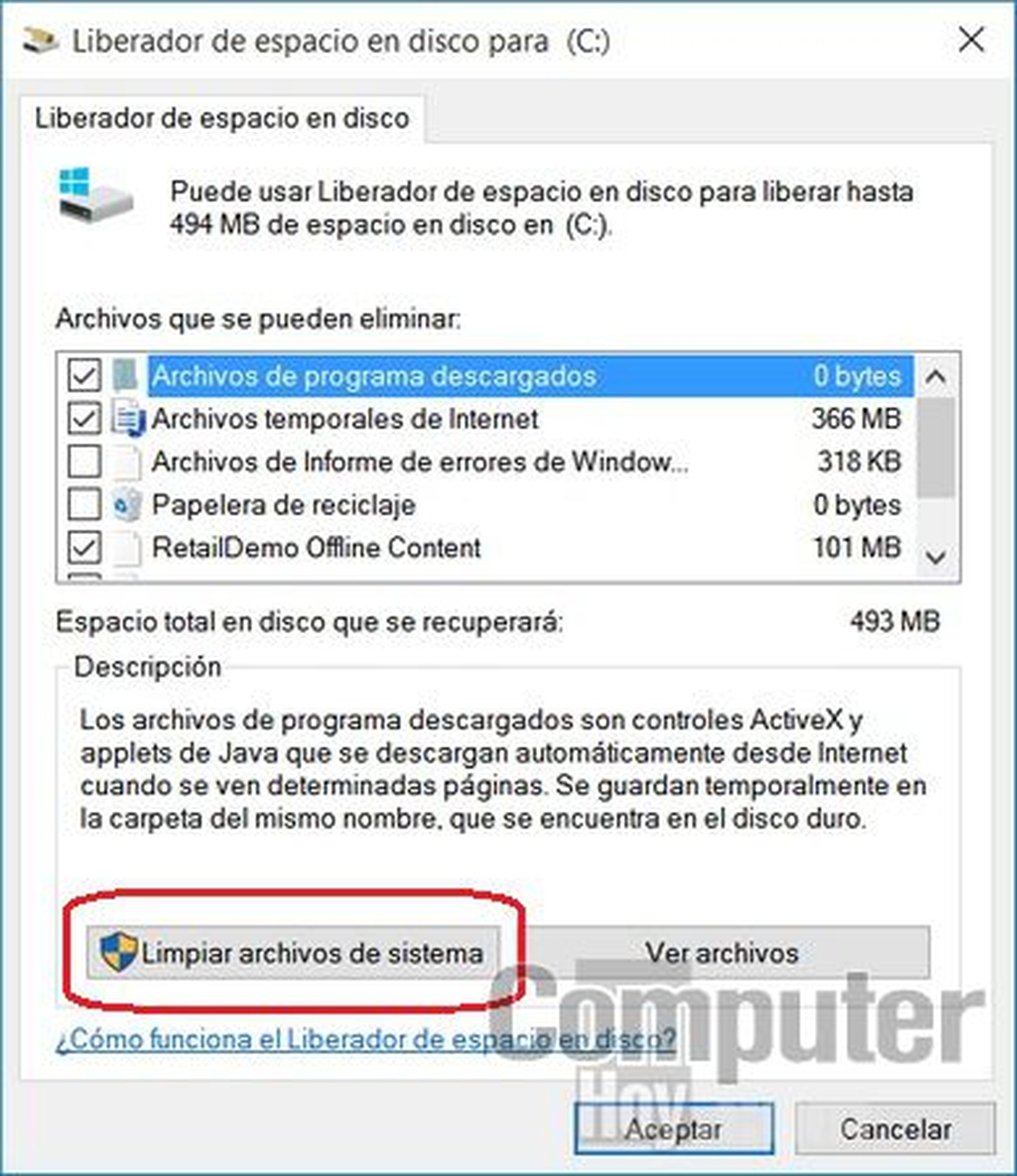 Cómo recuperar 20 GB de espacio tras instalar Windows 10