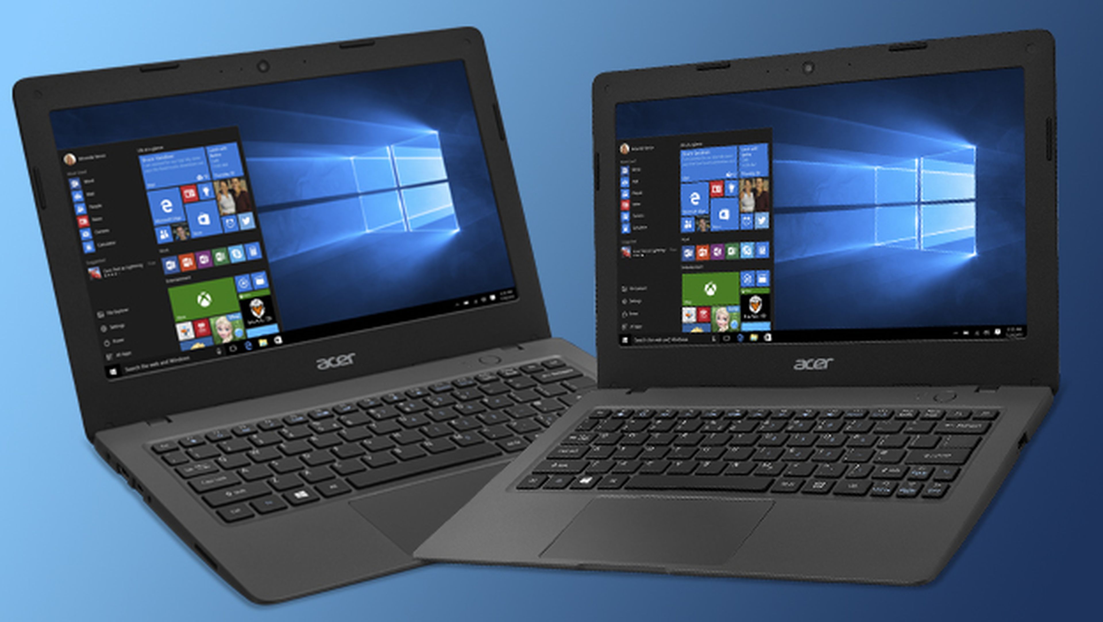 Acer presenta los Cloudbooks, sus PCs baratos con Windows 10