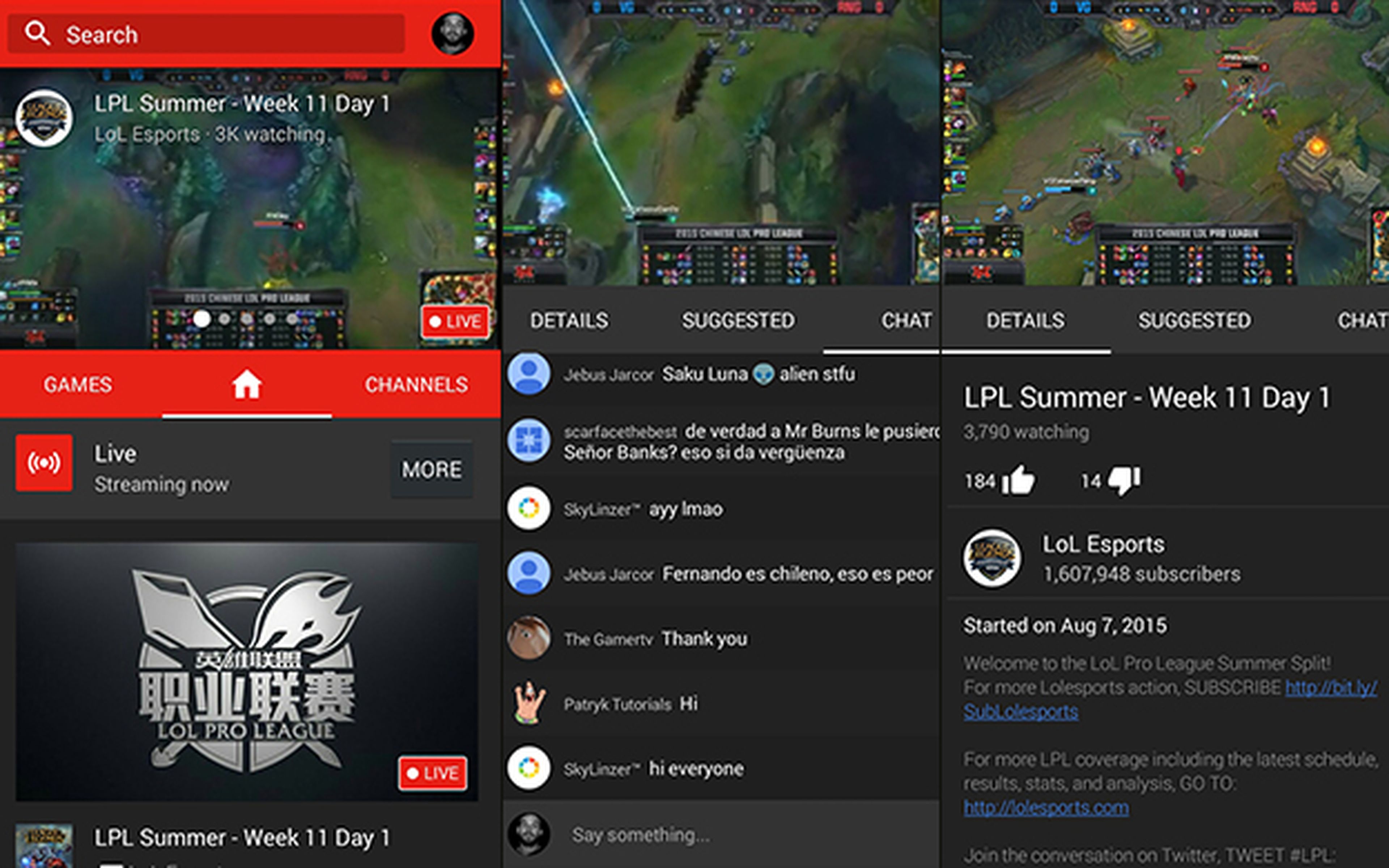 Youtube Gaming llega a Android para hacer frente a Twitch