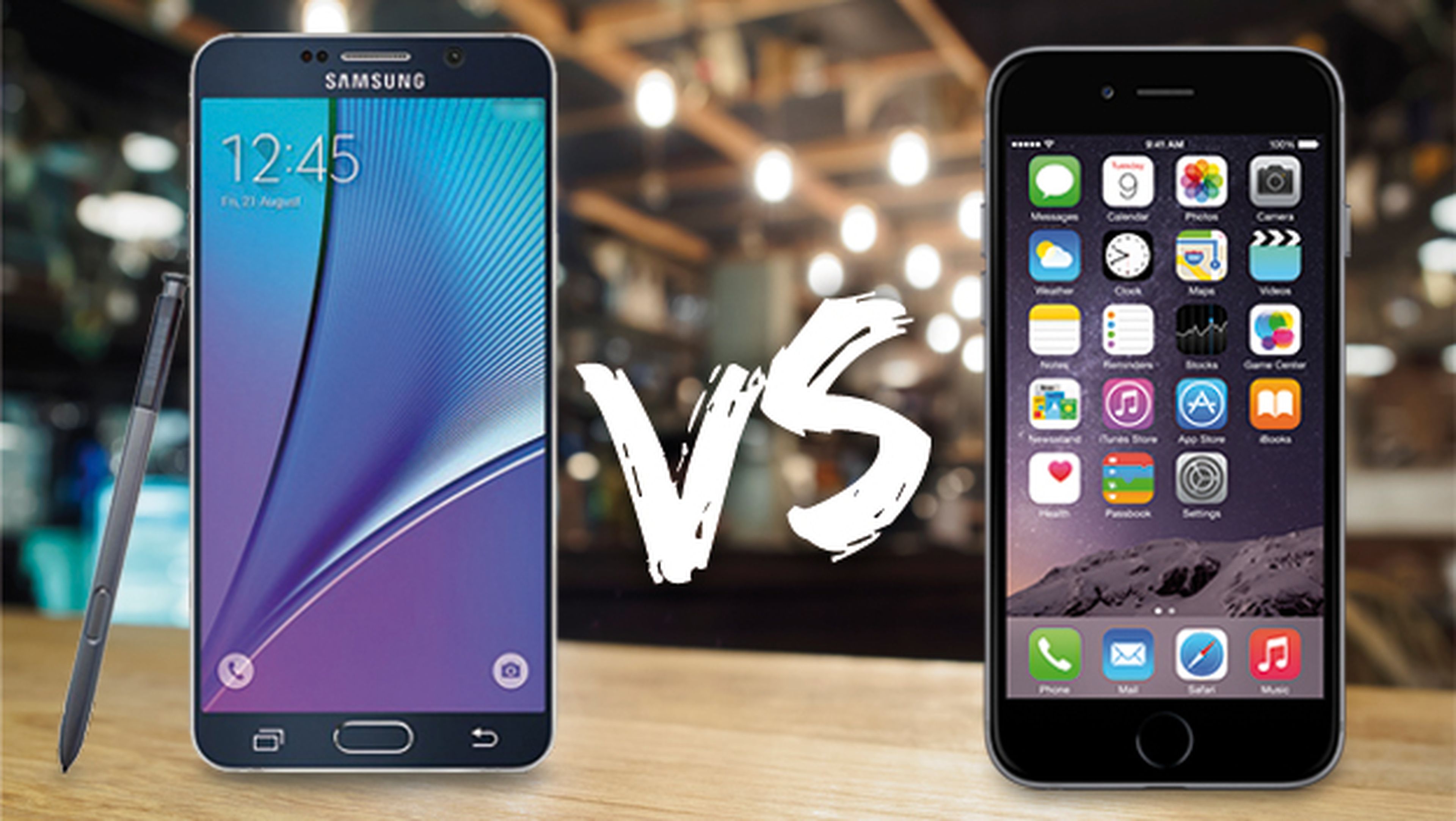 iPhone 6 Plus vs Samsung Galaxy Note 5. ¿Quién ganará?