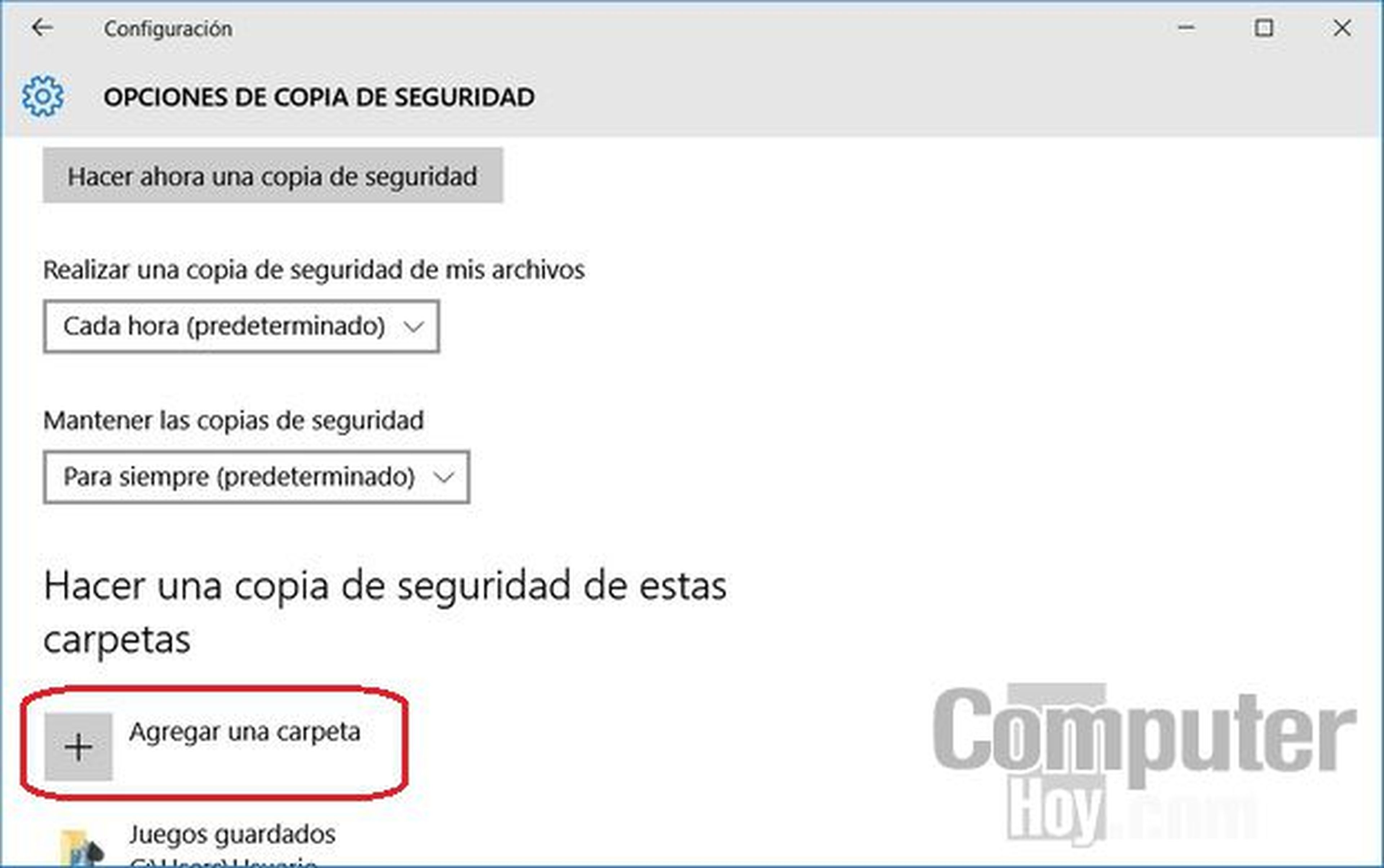 Cómo hacer una copia de seguridad o backup de tu PC en Windows 10