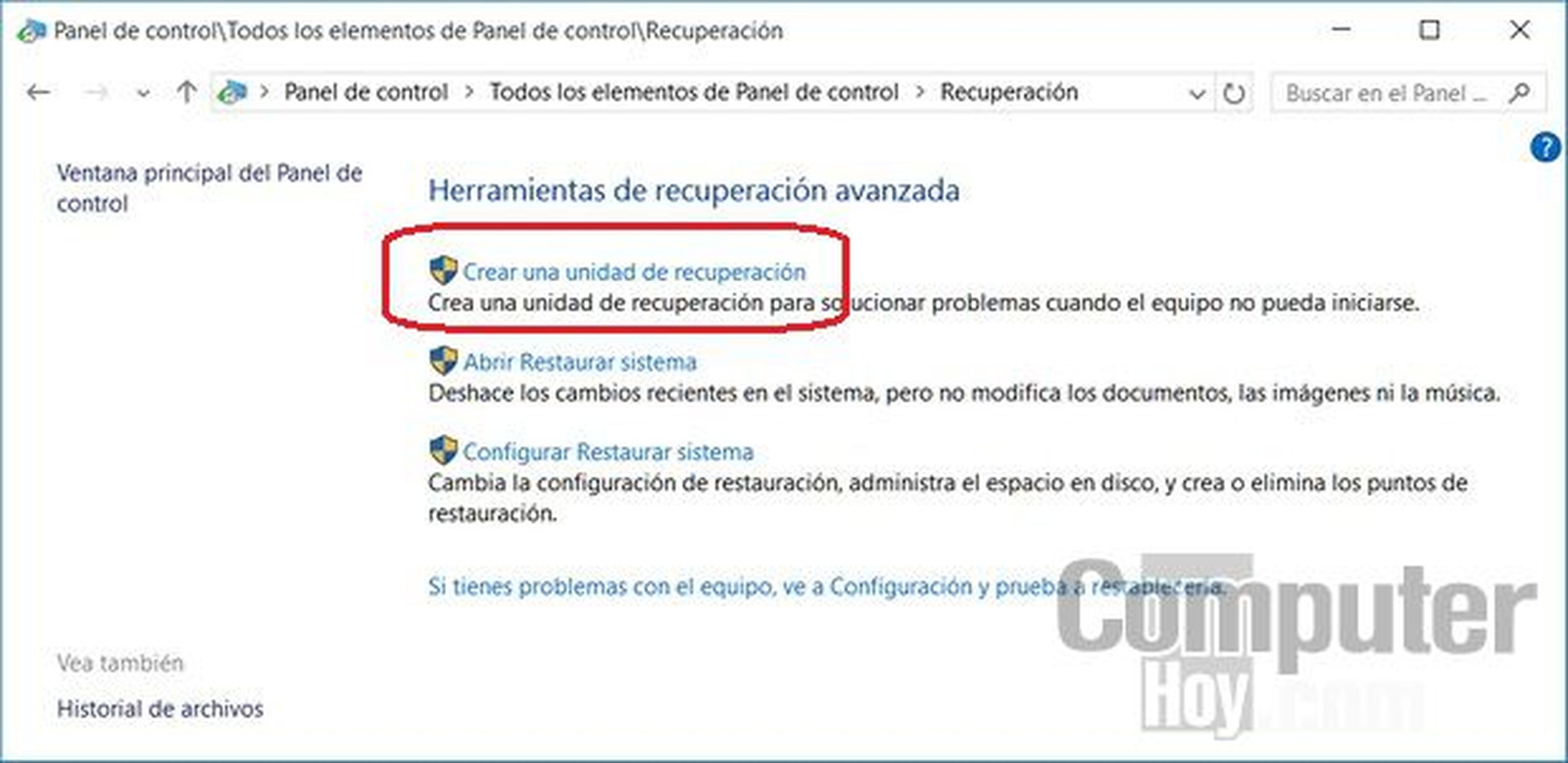 Cómo hacer una copia de seguridad o backup de tu PC en Windows 10