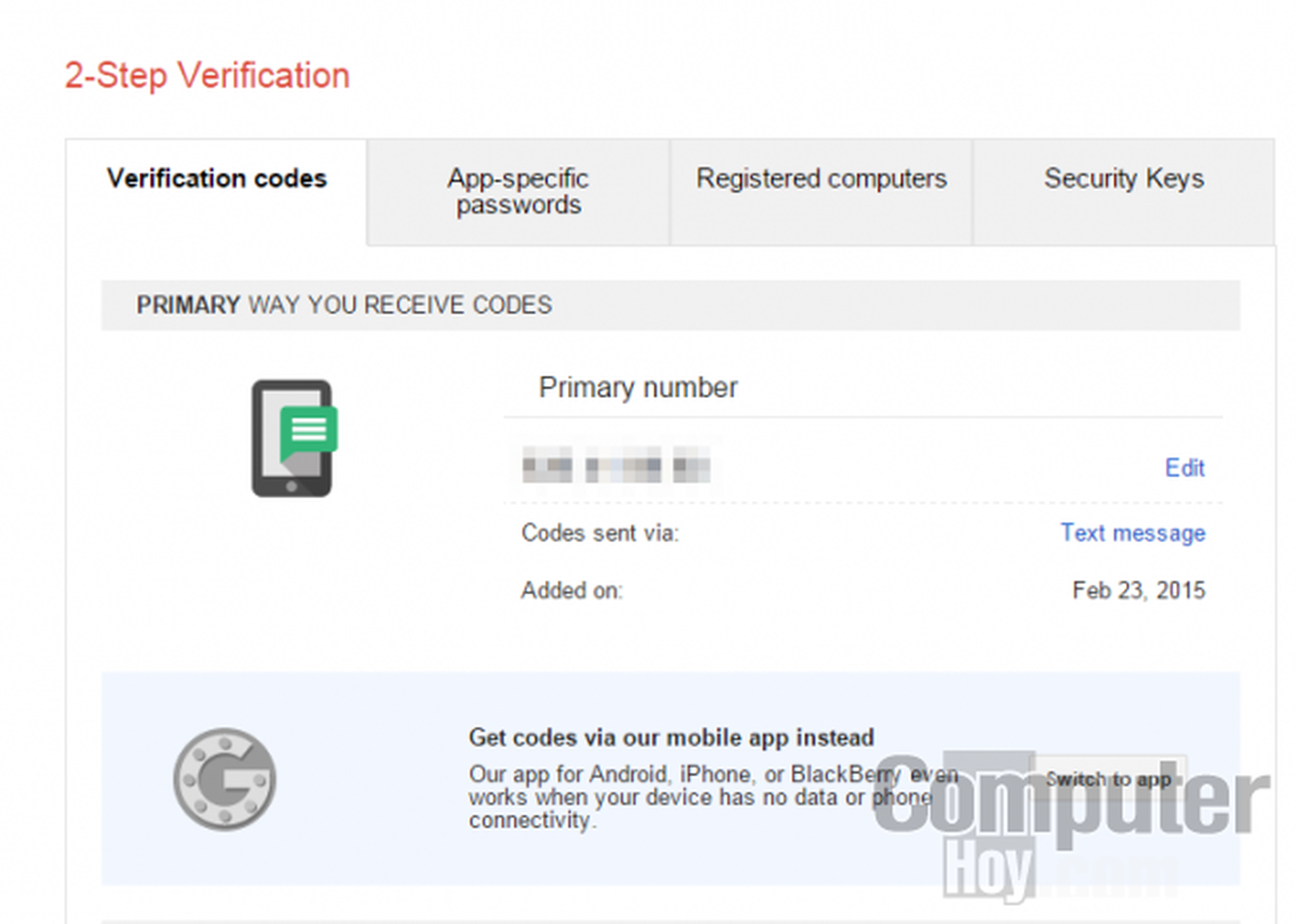 Gestiona la verificación en dos pasos de Gmail desde Authy