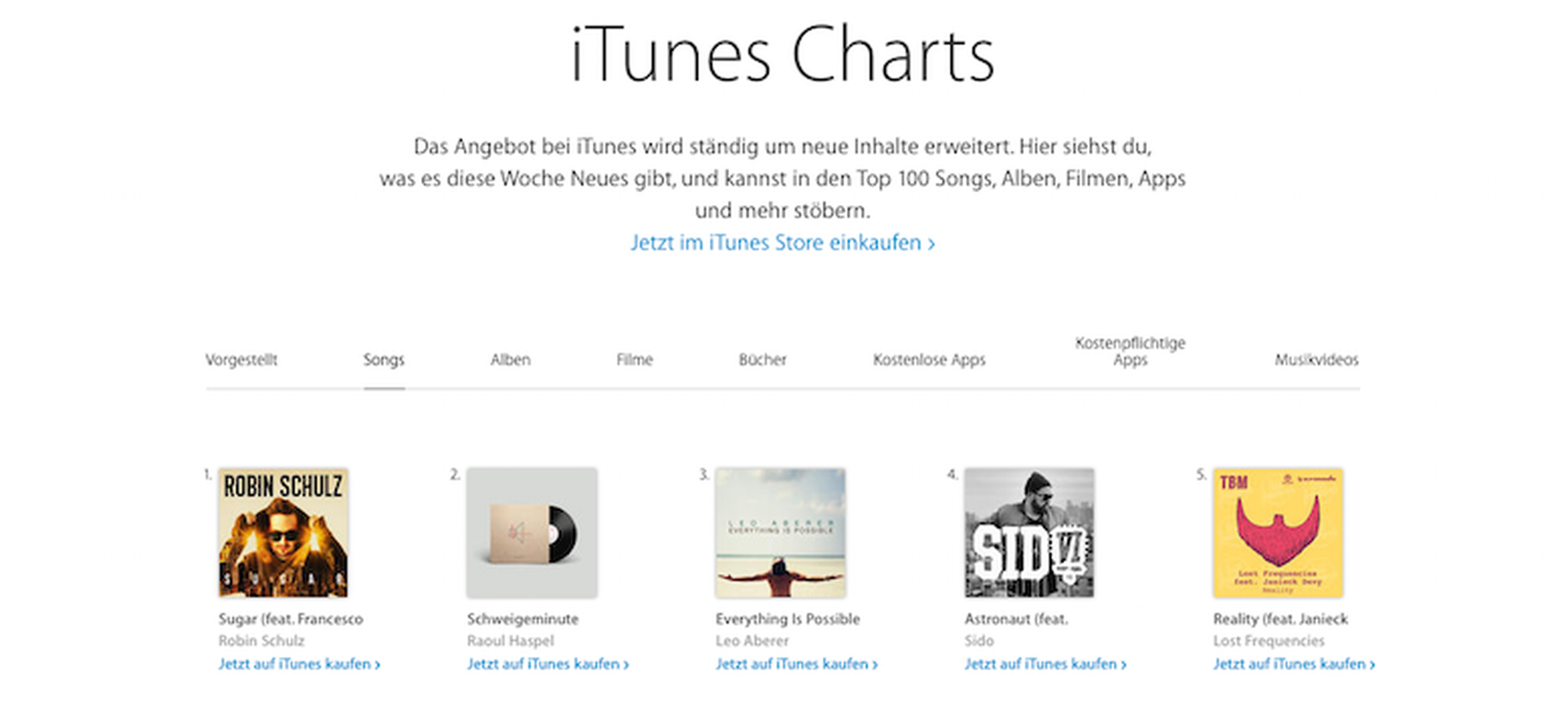 Y el nuevo éxito musical de iTunes es... Un minuto de silencio
