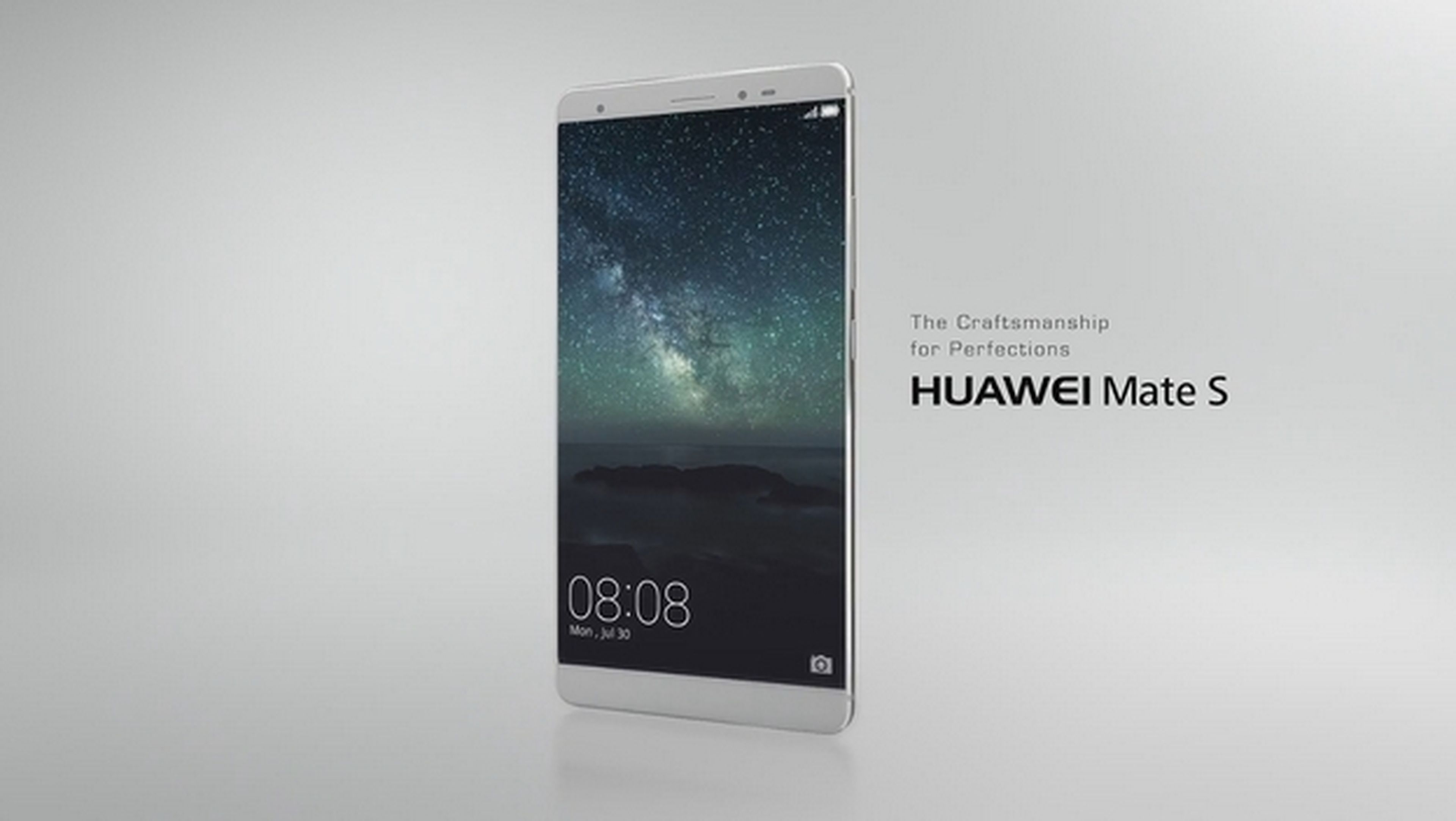 Huawei Mate S, un phablet con pantalla 2.5D y diseño de altura.