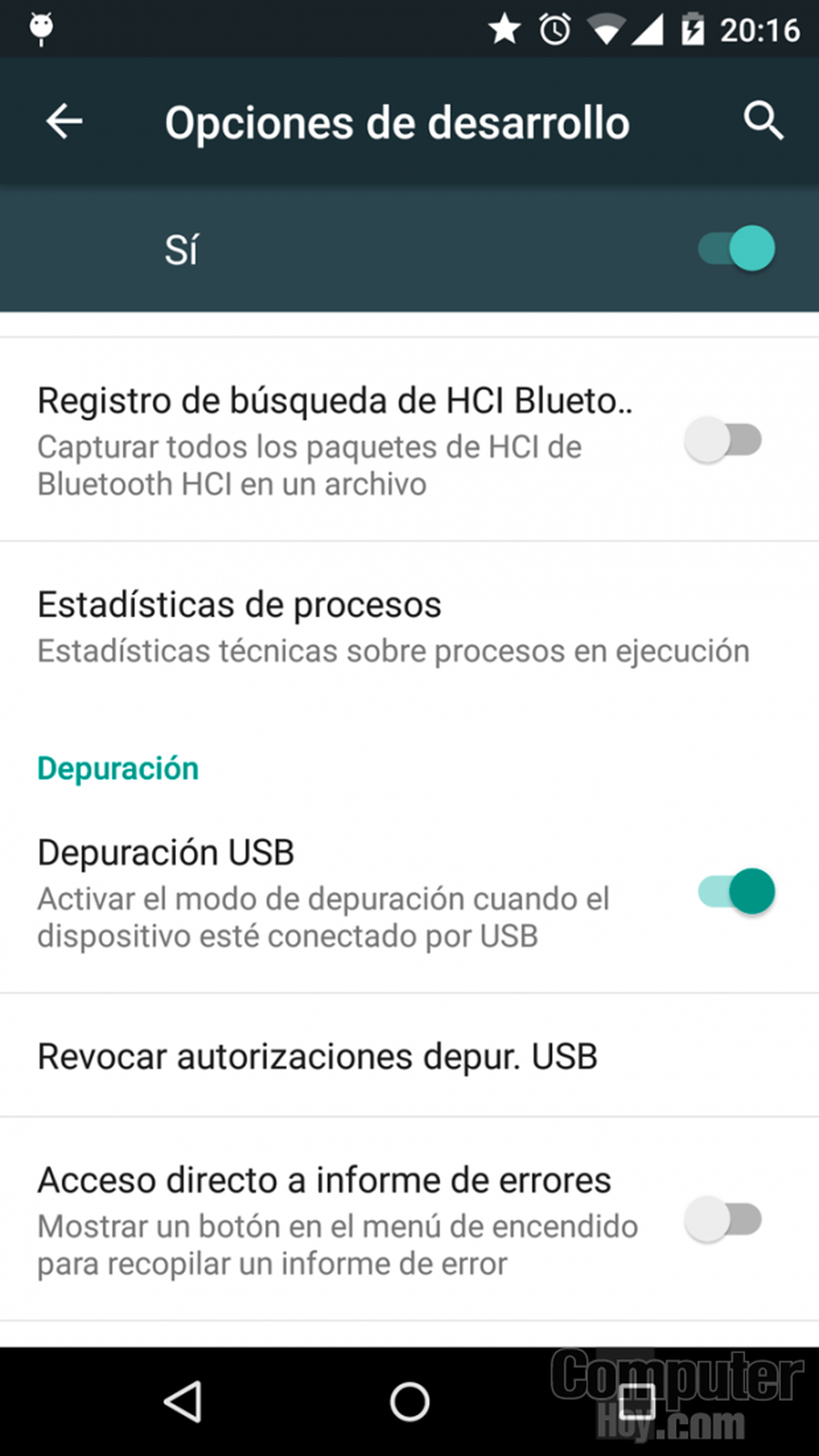 Conecta tu Android