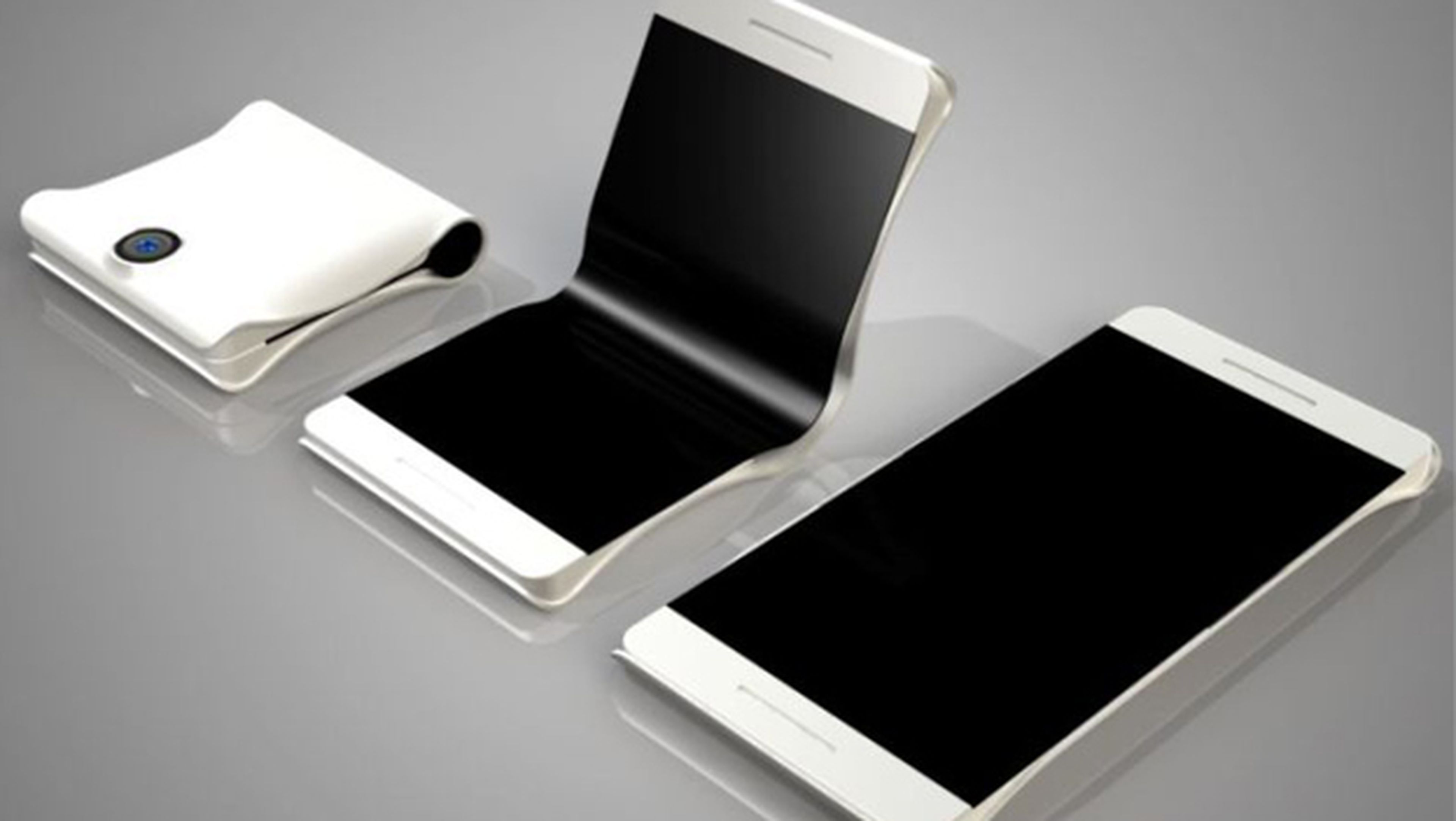 Concepto del móvil flexible de Samsung