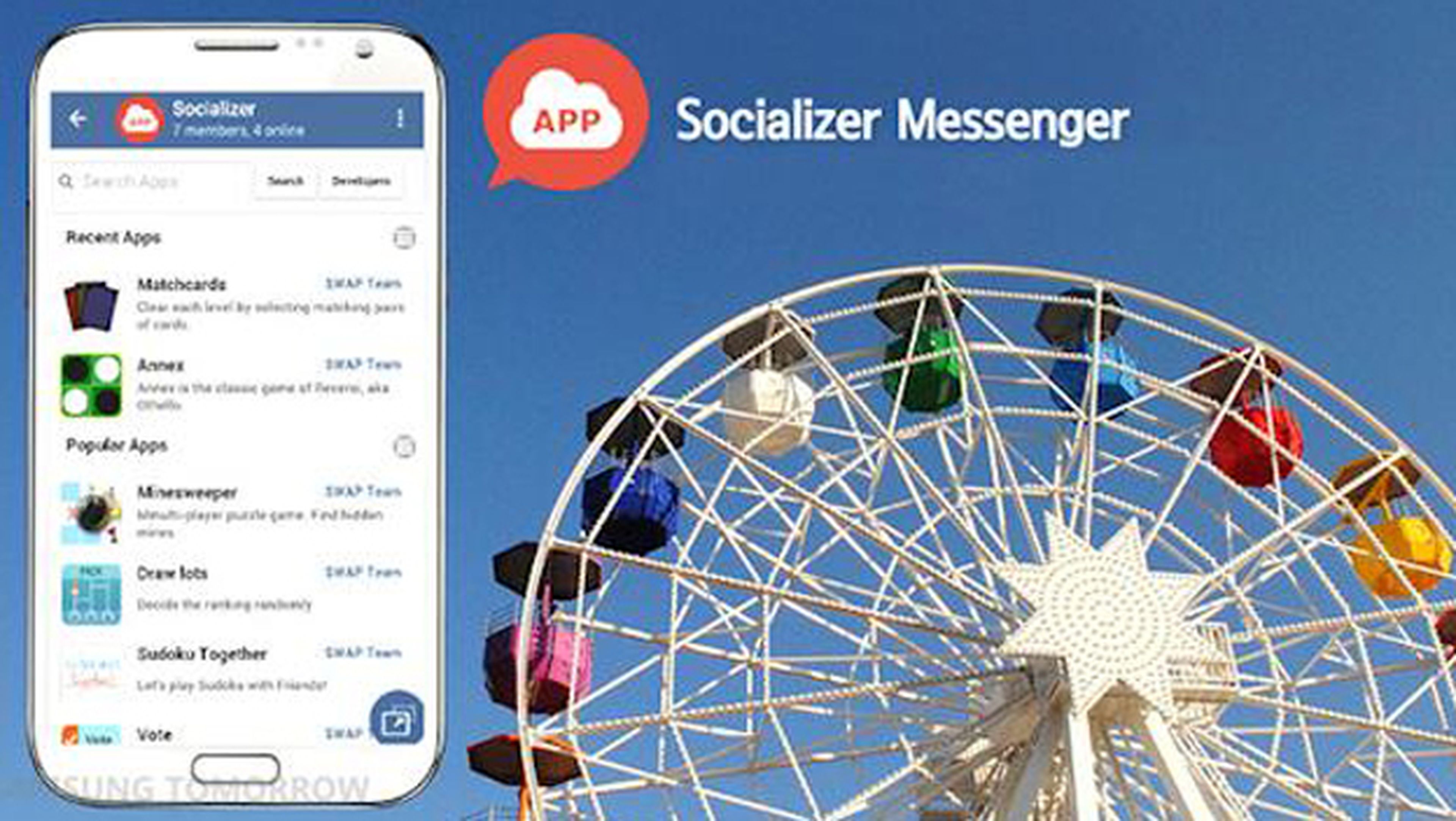 Socializer Messenger WhatsApp Samsung