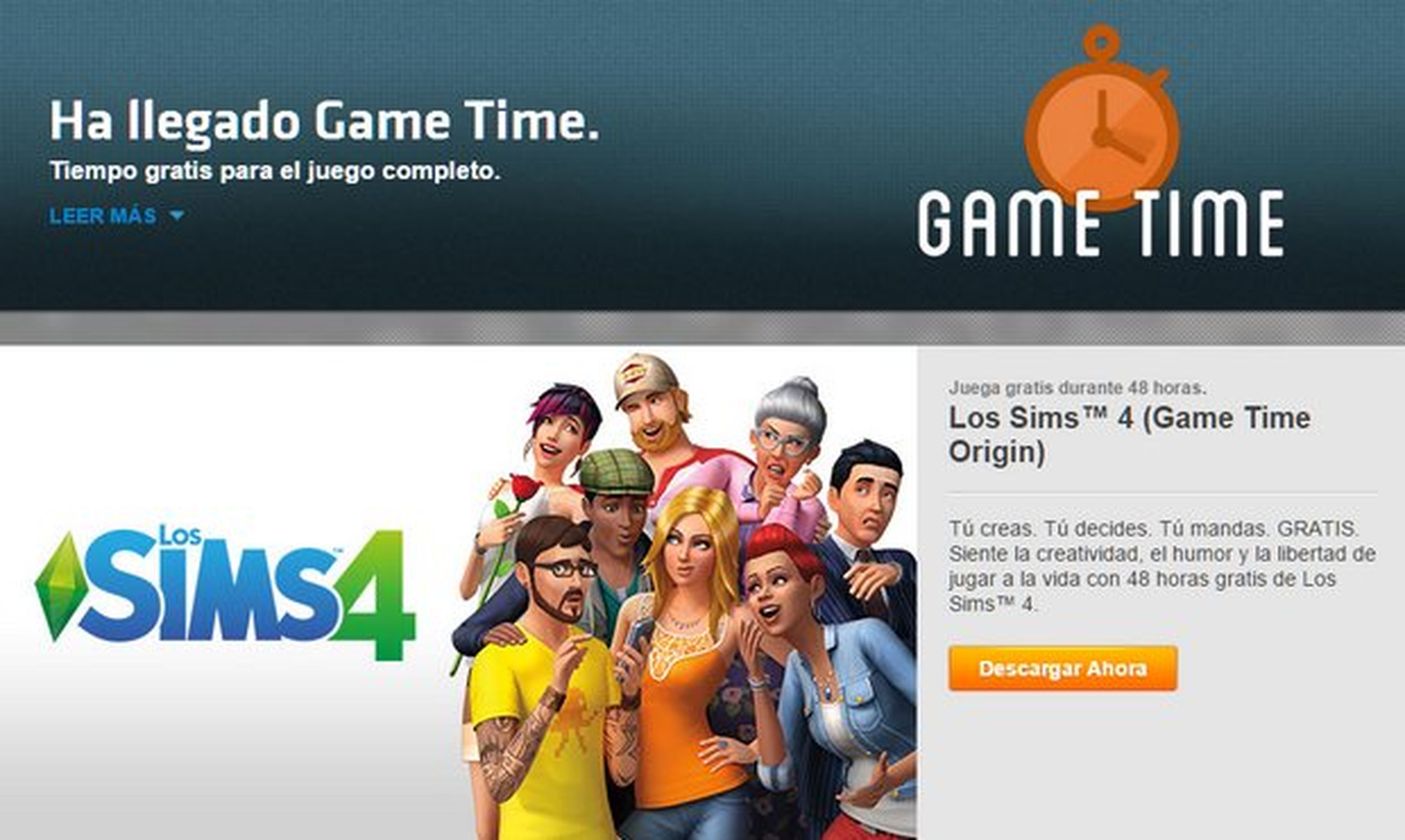 Los Sims 4 gratis en Origin
