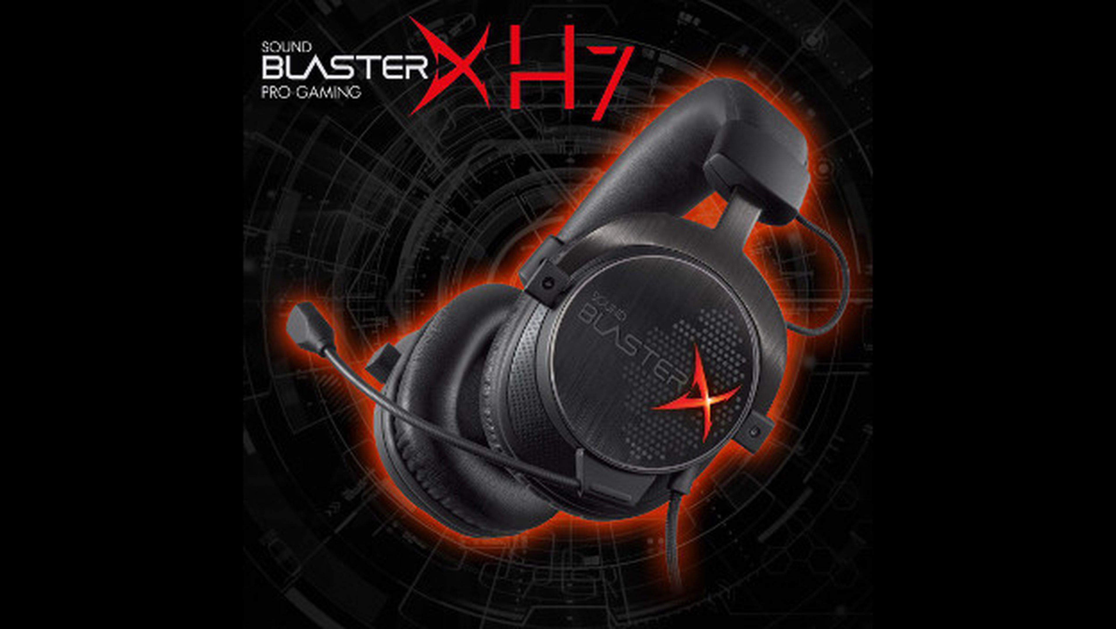 Los Sound BlasterX H7 ofrecen sonido envolvente 7.1 profesional