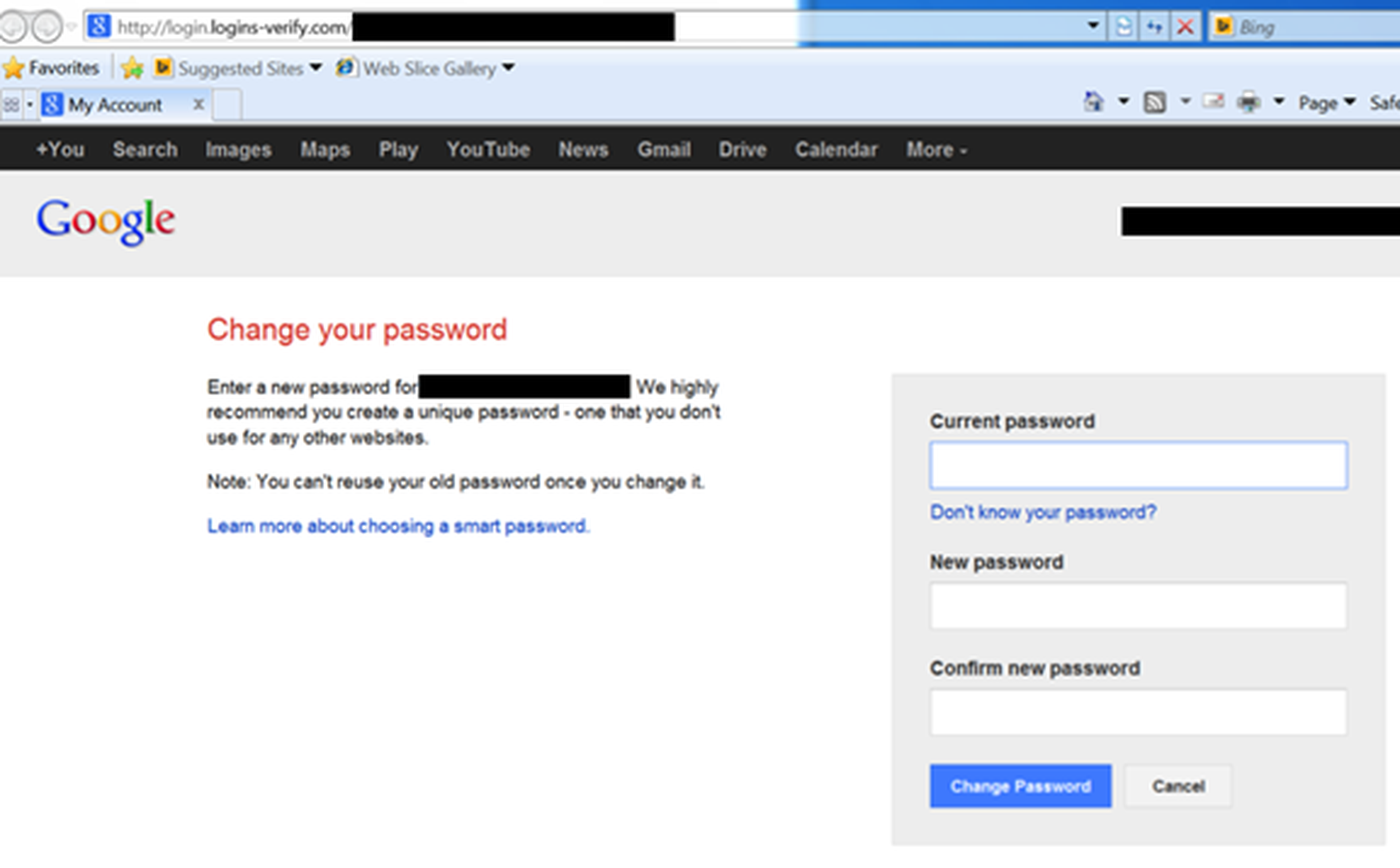 ¡Cuidado! Hackers roban las claves de Google con un SMS falso