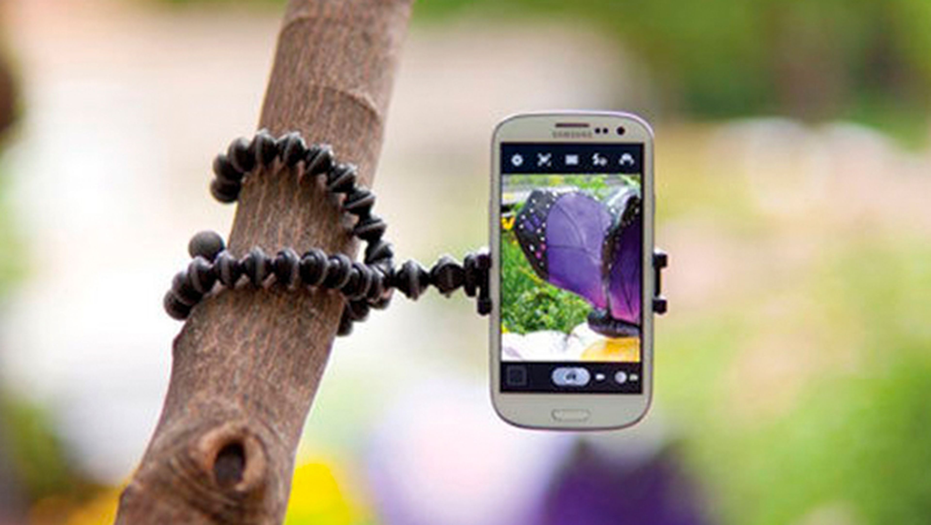 Trípode tipo GorillaPod para smartphone