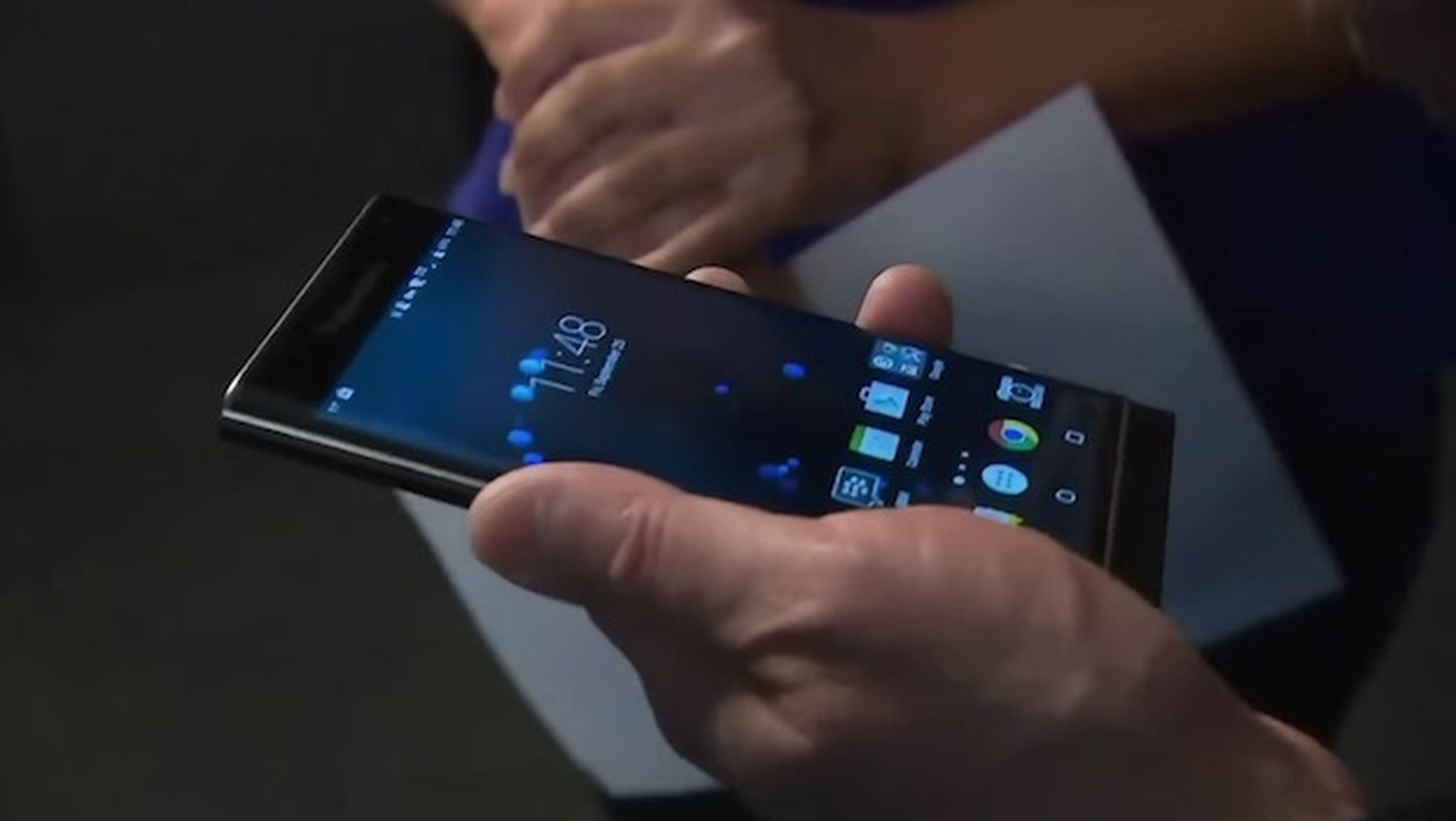 La nueva Blackberry Priv con Android se deja ver en vídeo