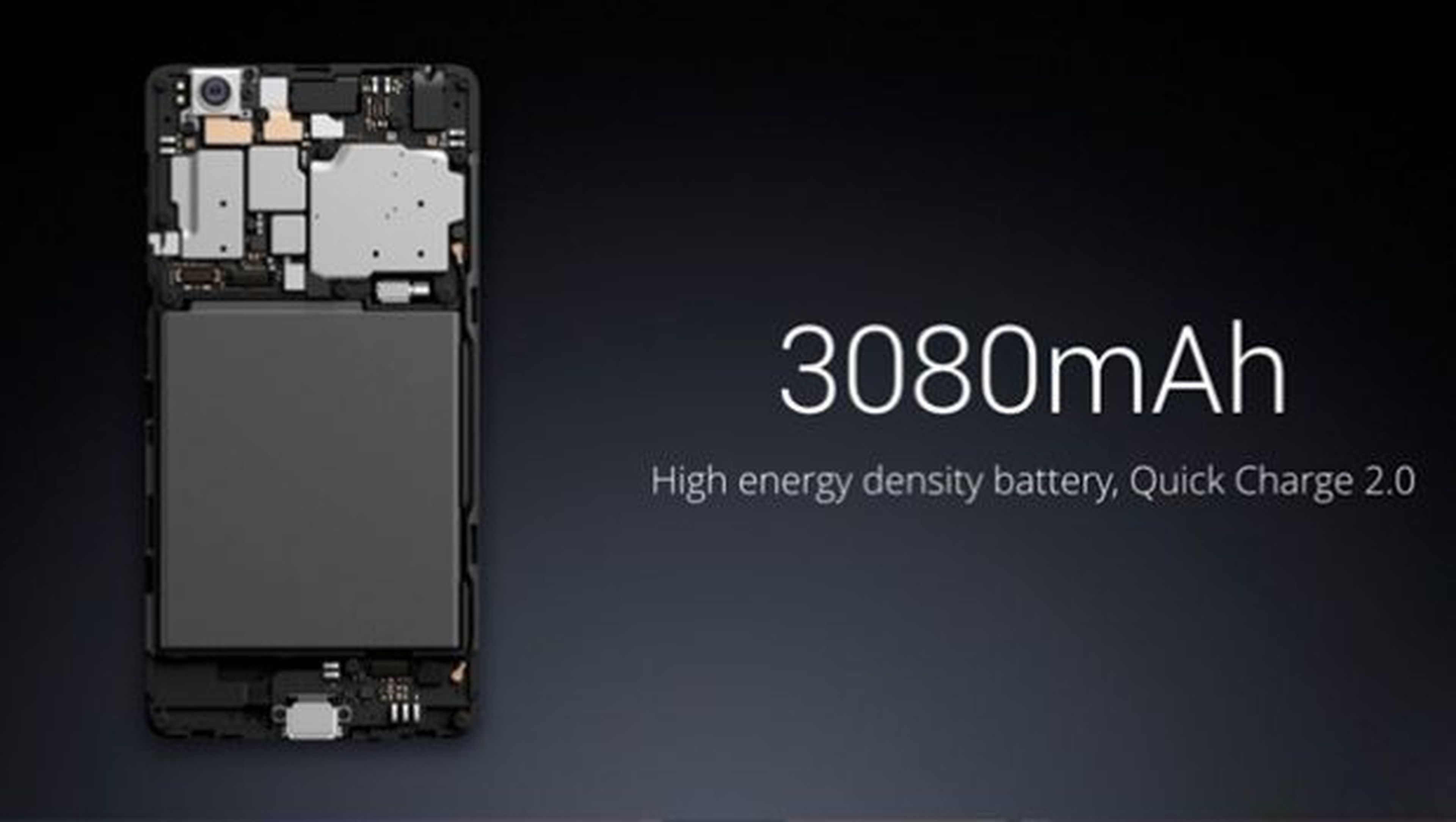 La batería del Xiaomi Mi4C es de 3080 mAh