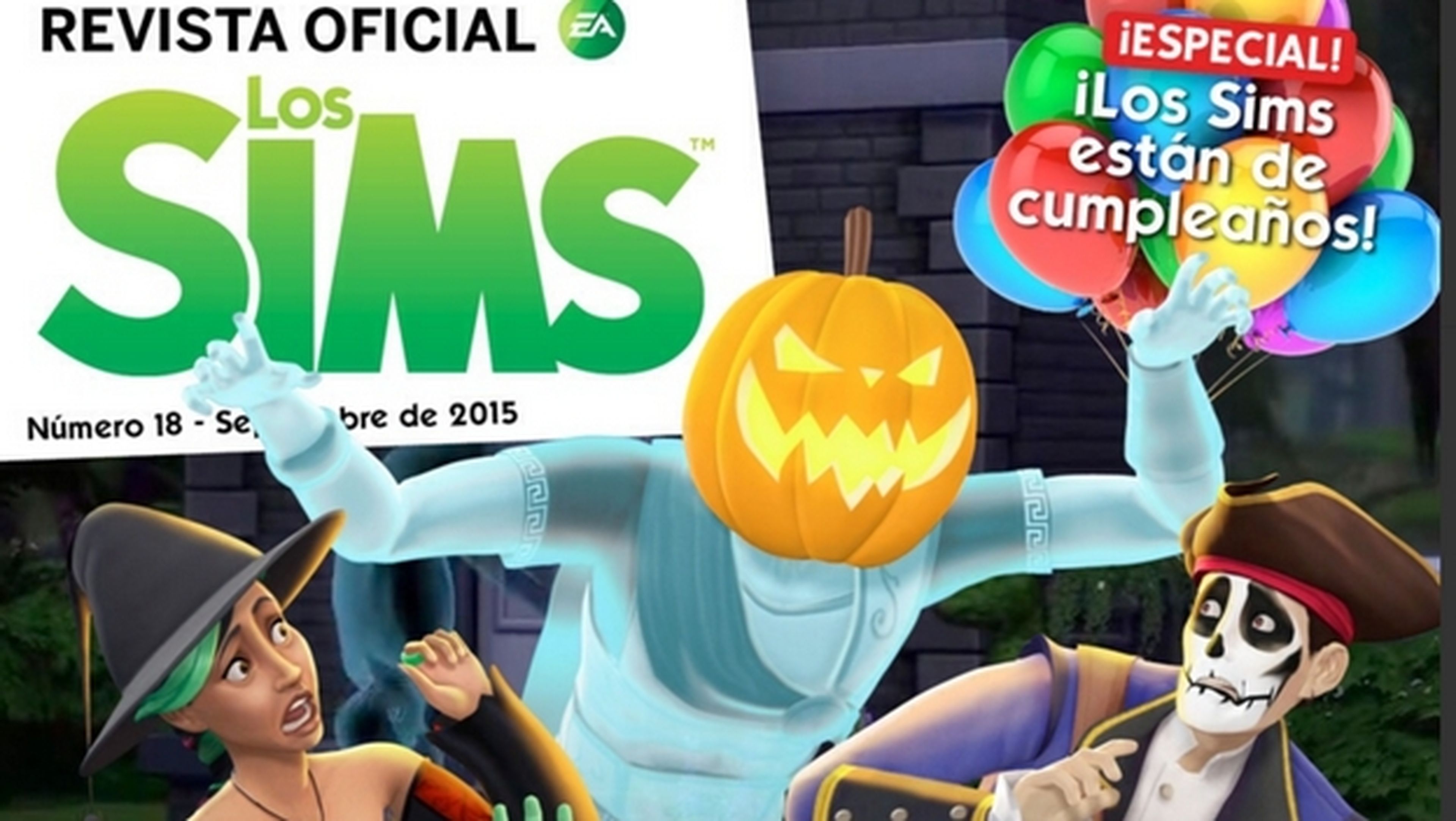 La Revista Oficial de los Sims 18 celebra Halloween 2015