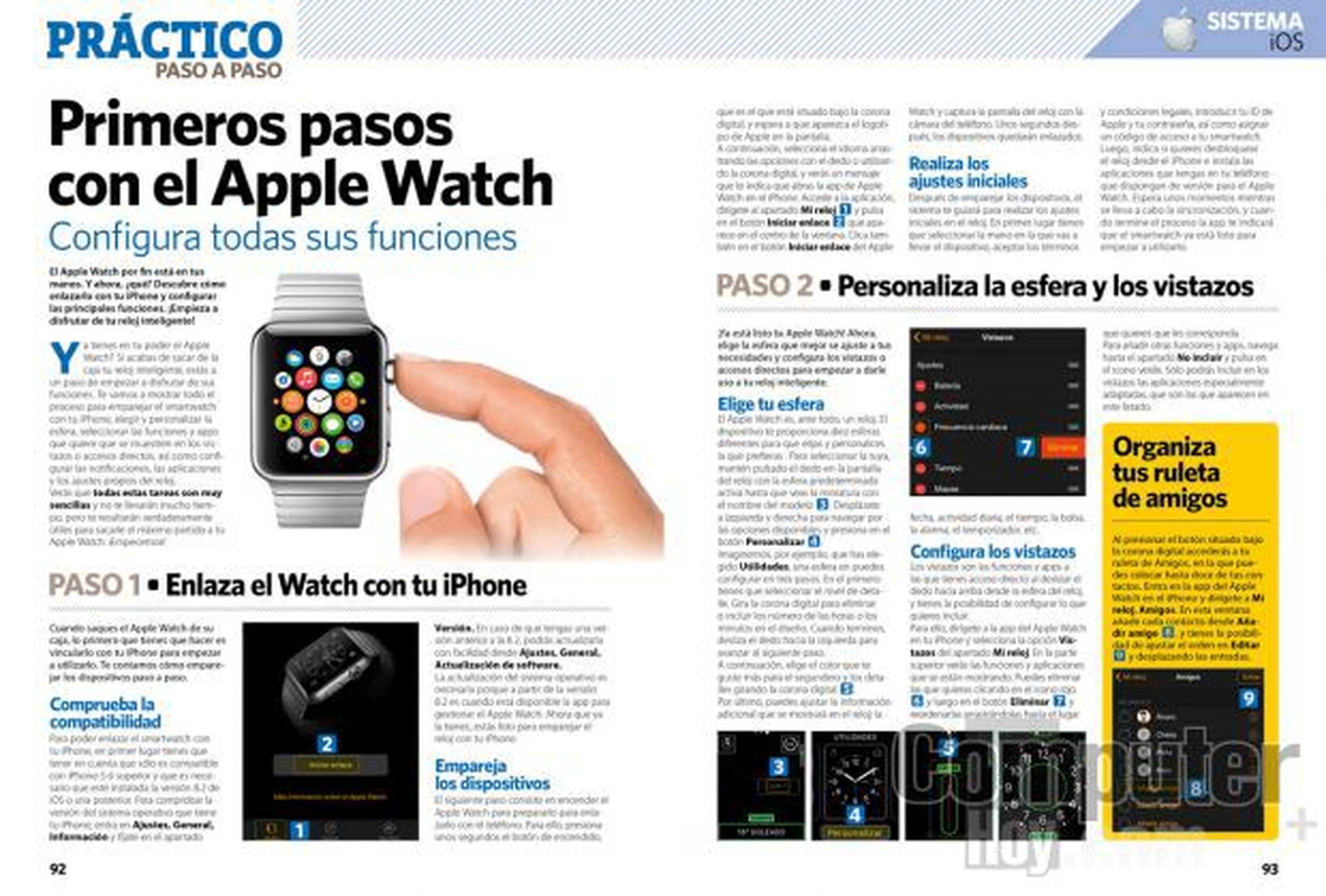 Primeros pasos con el Apple Watch