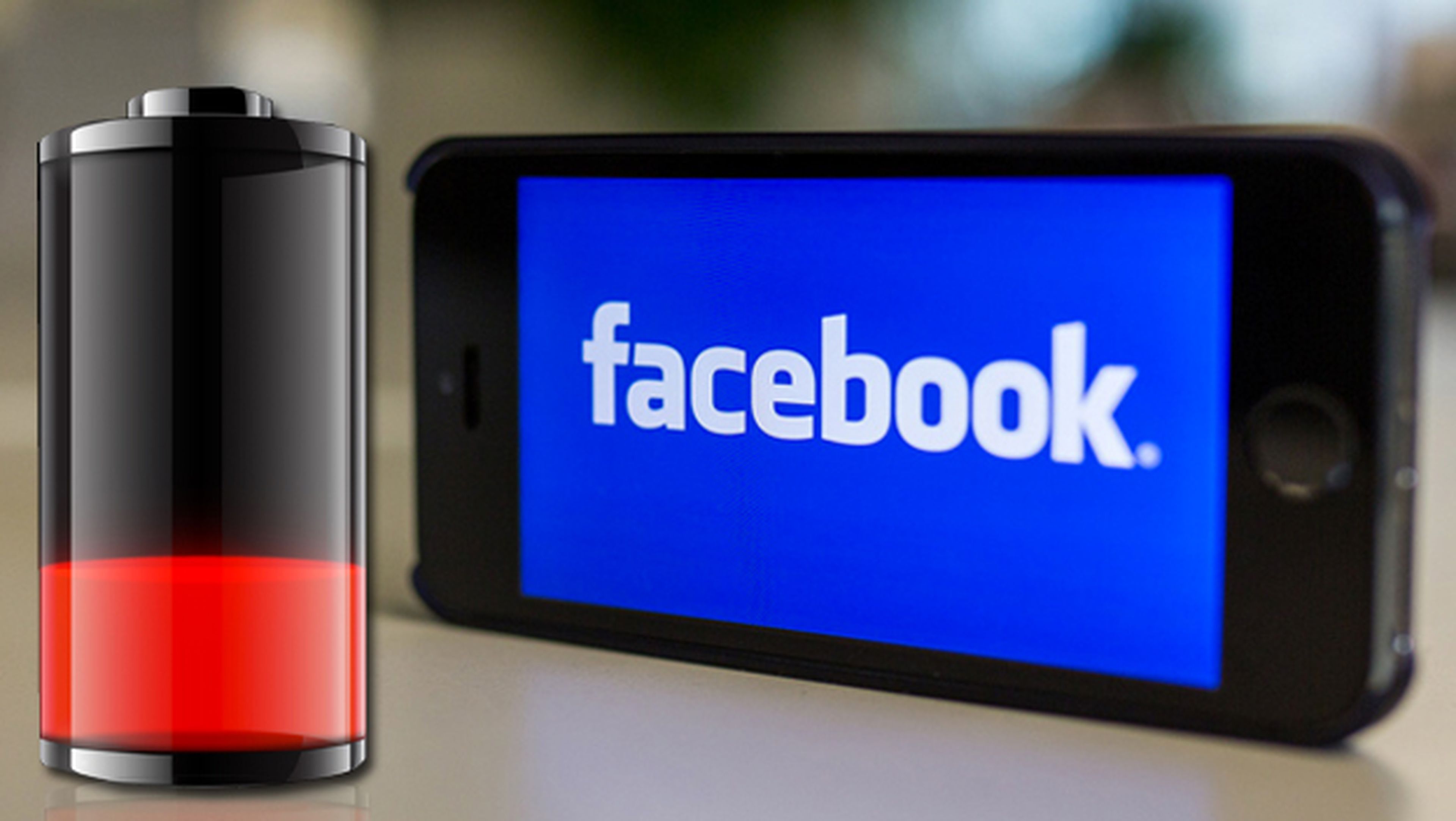 La aplicación de Facebook gasta toda la batería de tu iPhone