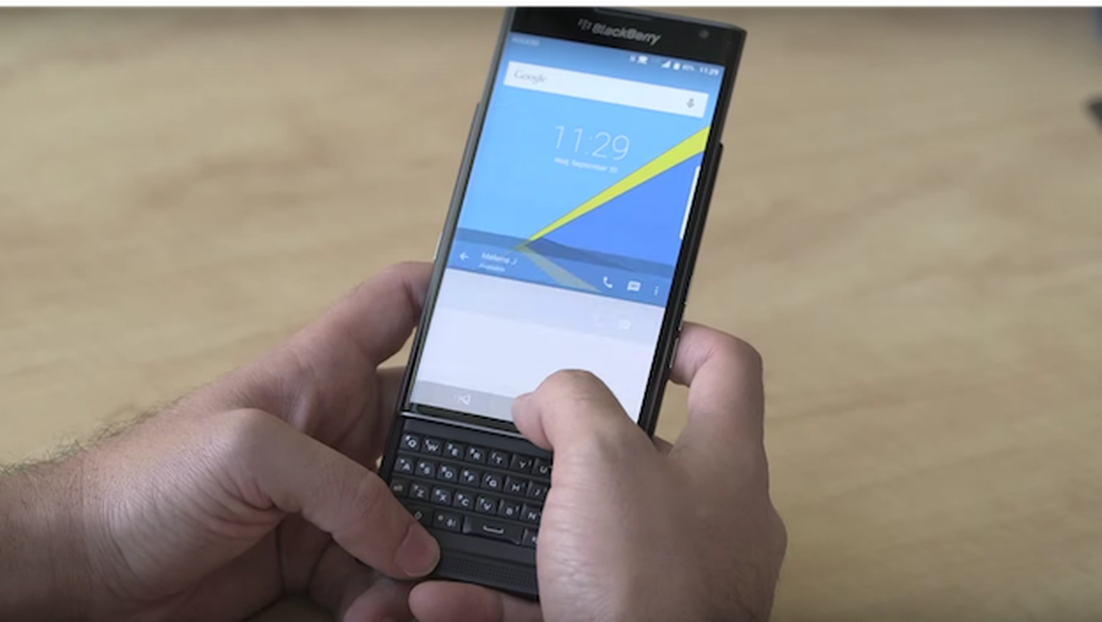 Blackberry PRIV confirma todas sus especificaciones en vídeo